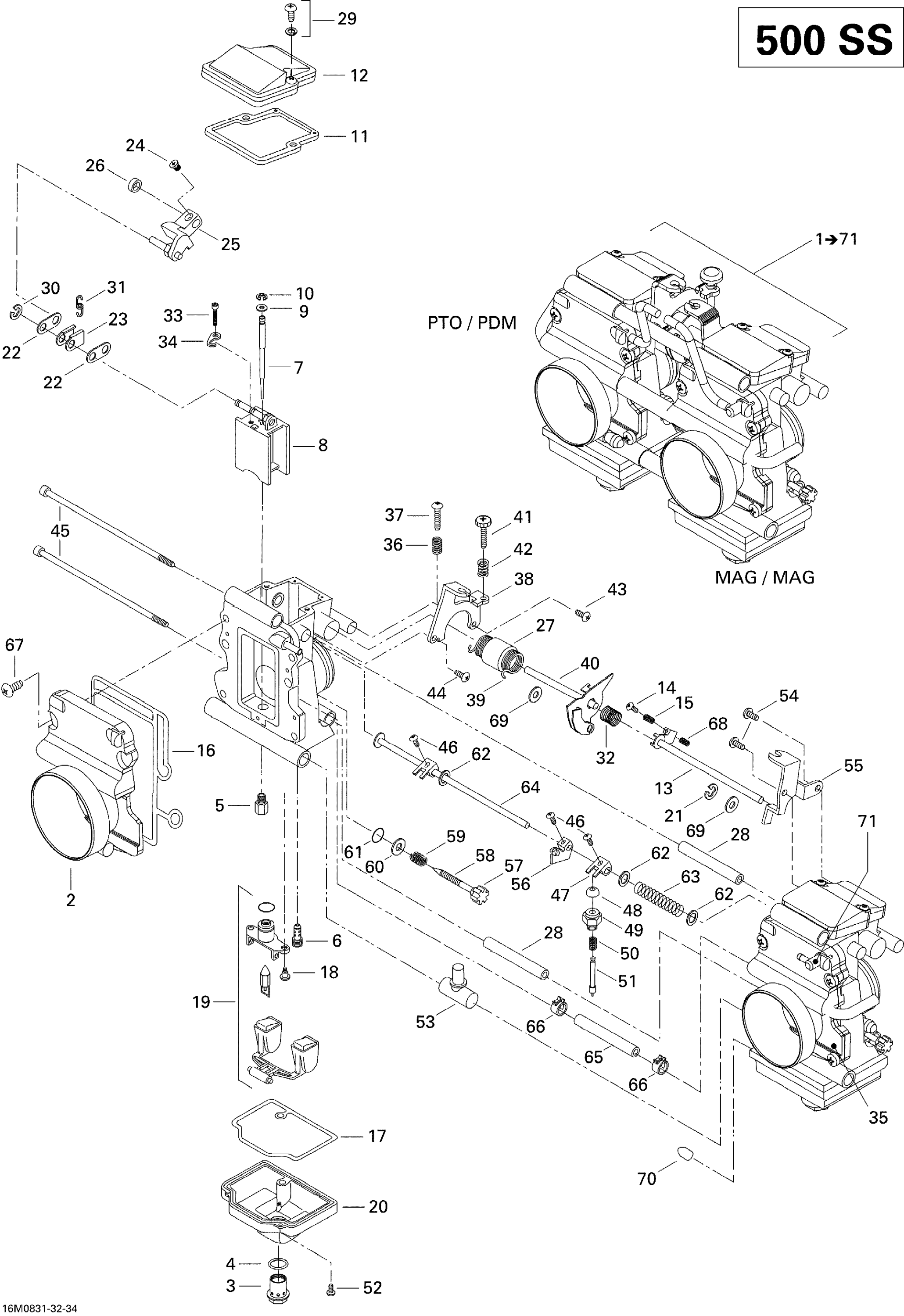 Carburetor 500SS