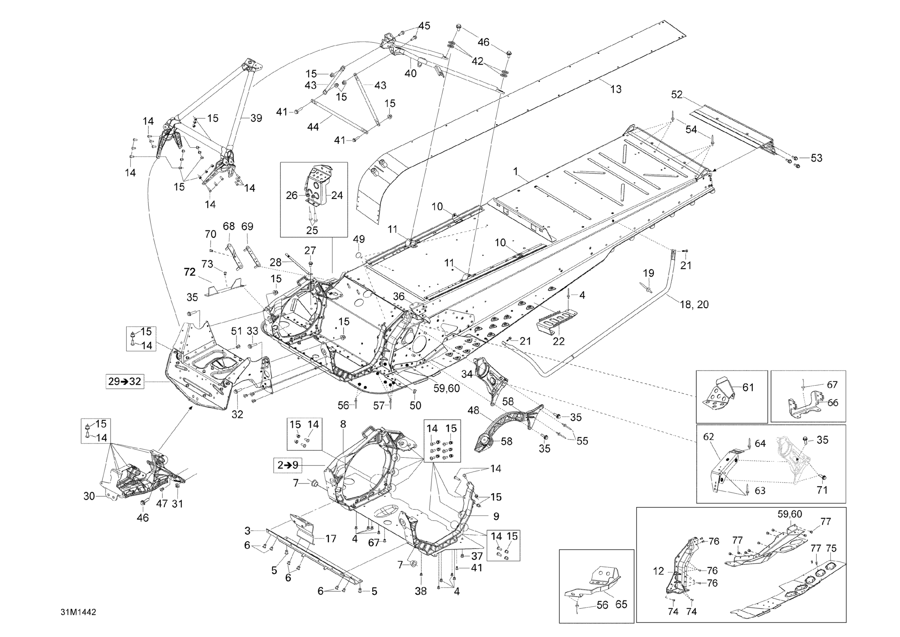 Схема узла: Frame And Components