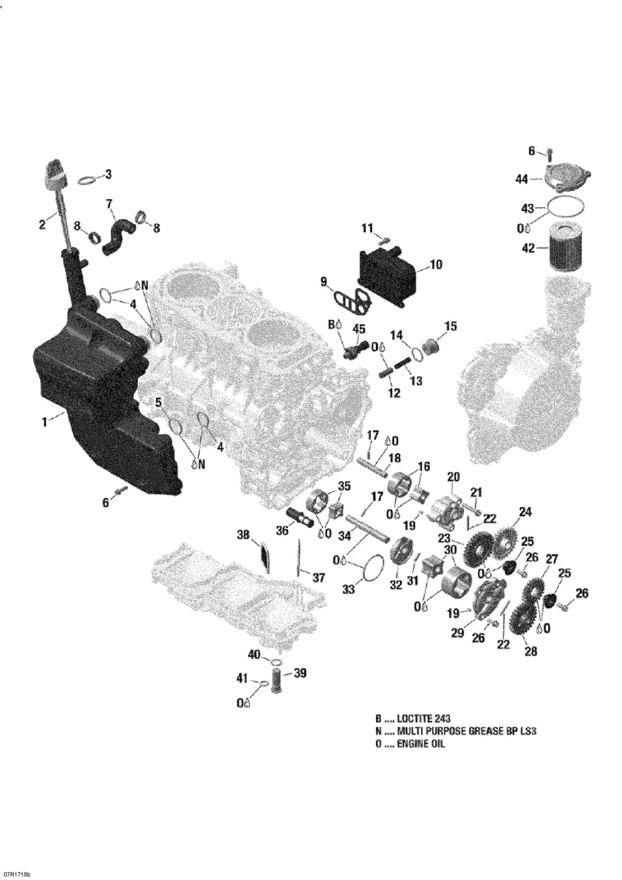 Engine Lubrication - 1200 4-TEC