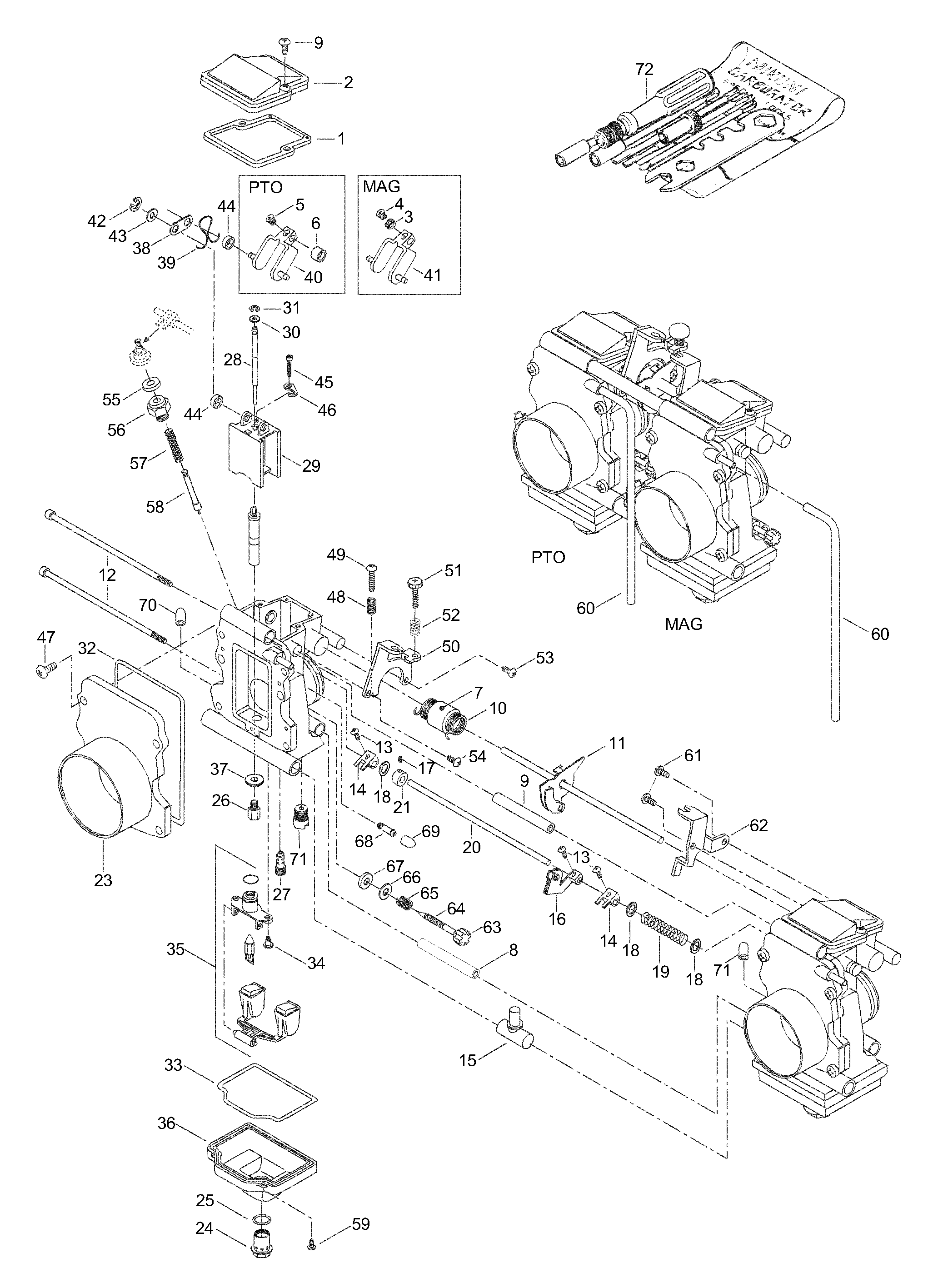 Схема узла: Carburetor