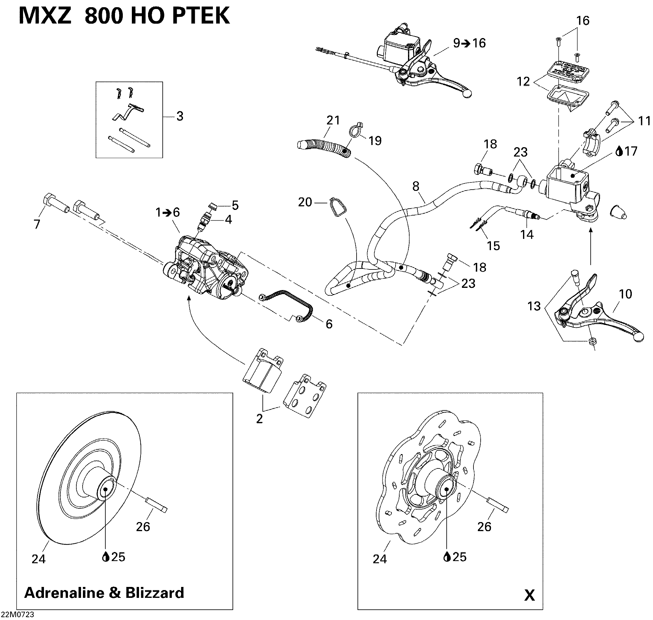 Hydraulic Brakes X, BLIZZARD