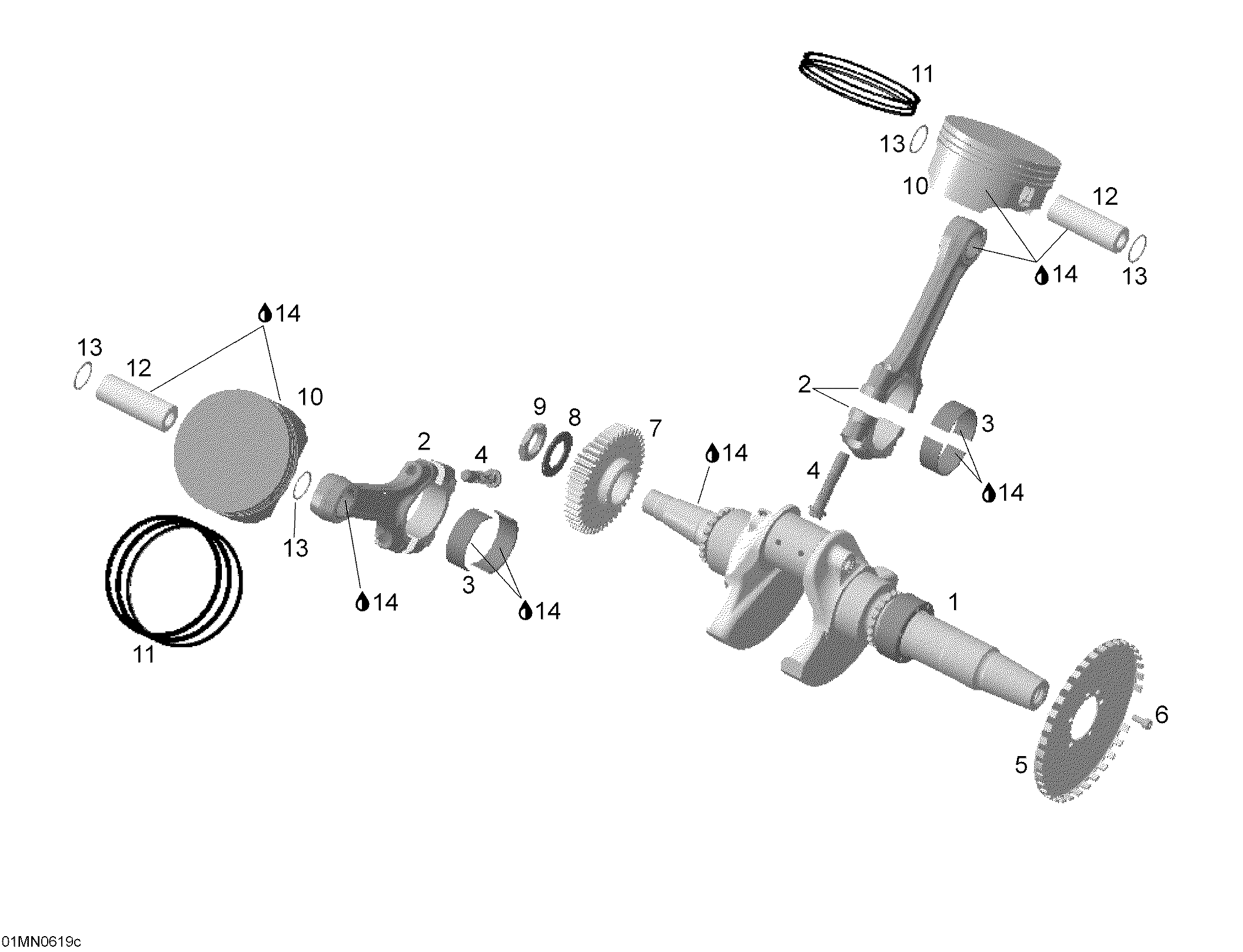 Crankshaft And Pistons