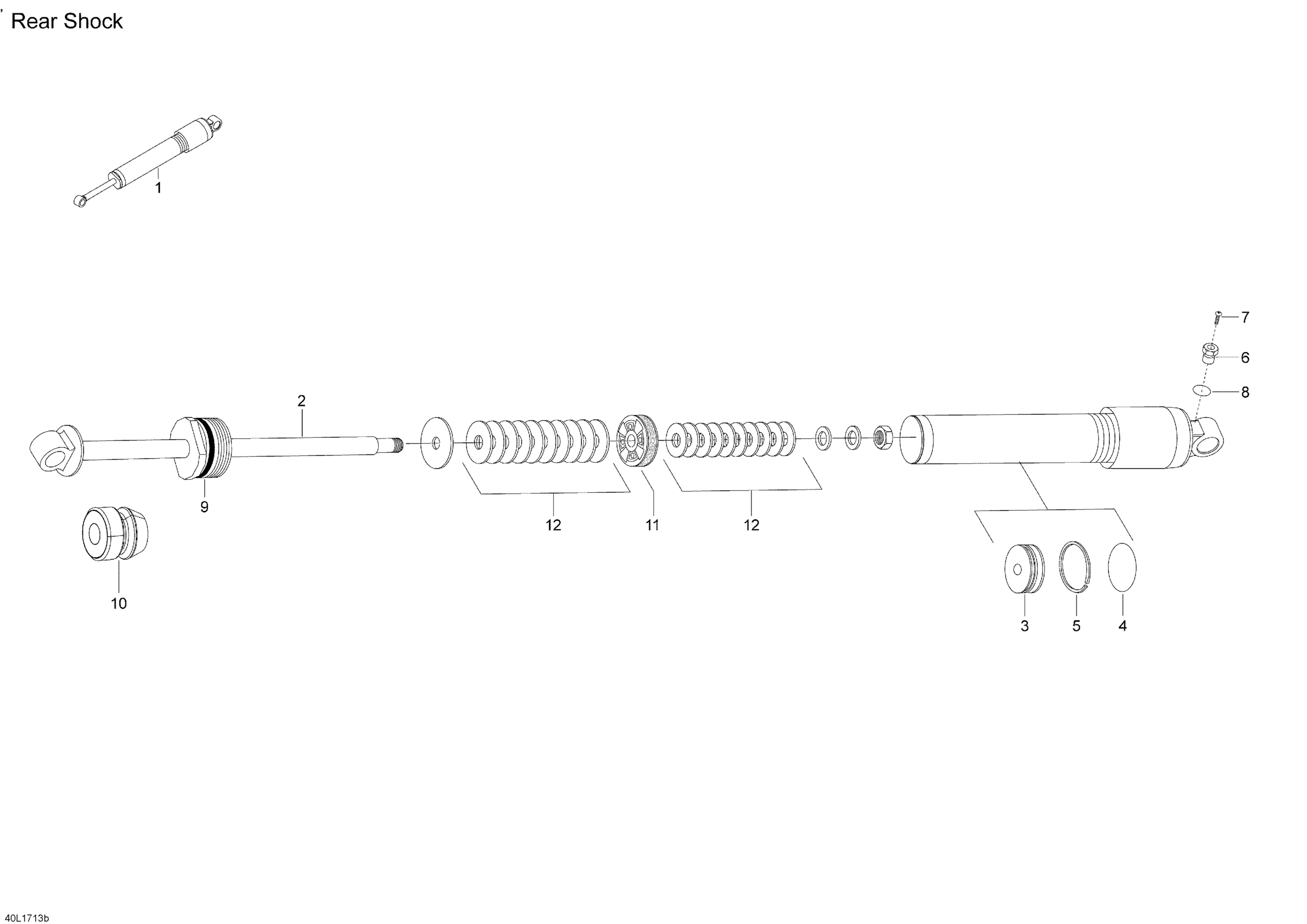 Take Apart Shock, Rear