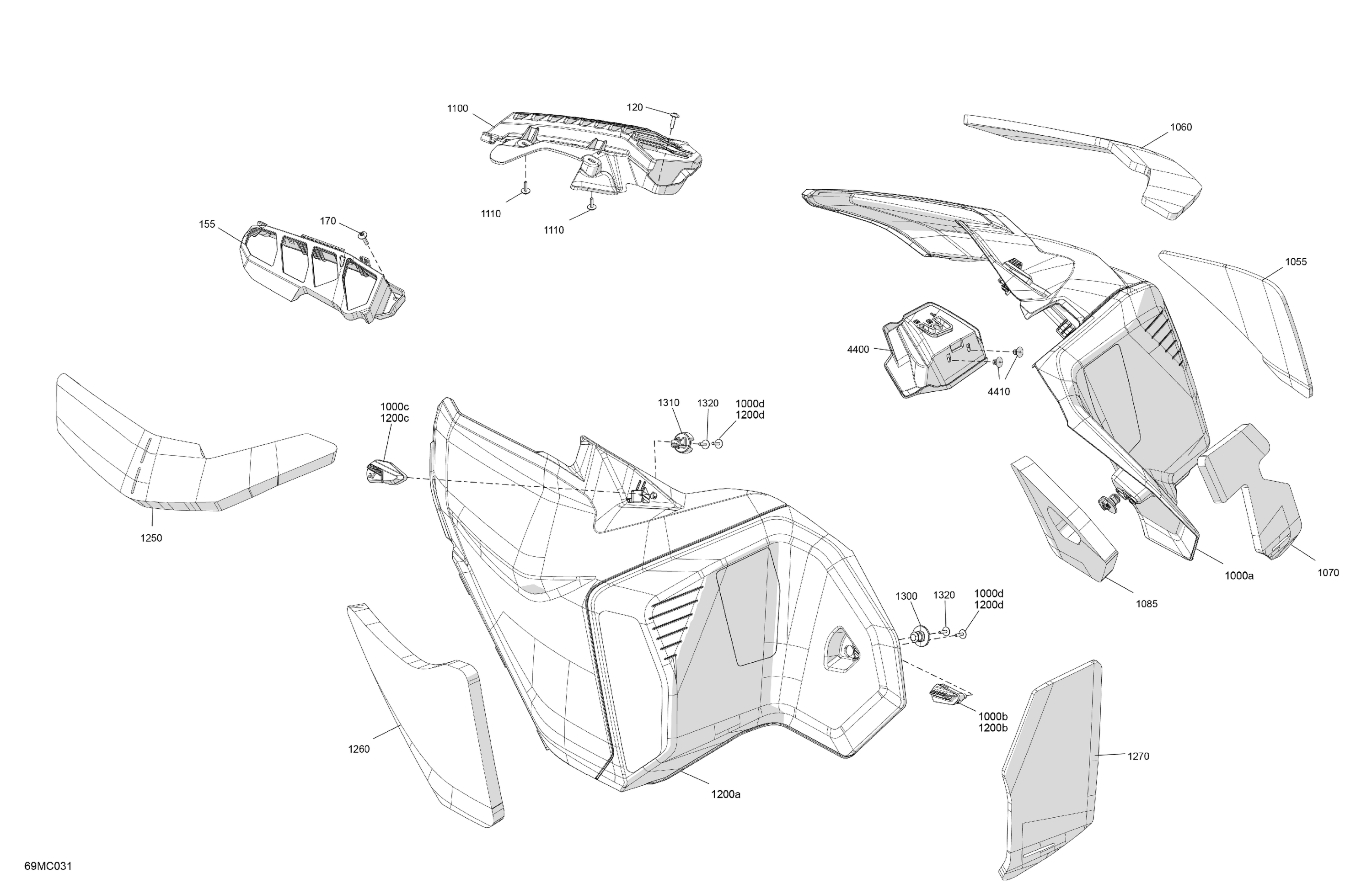 Схема узла: Body - Side Panels