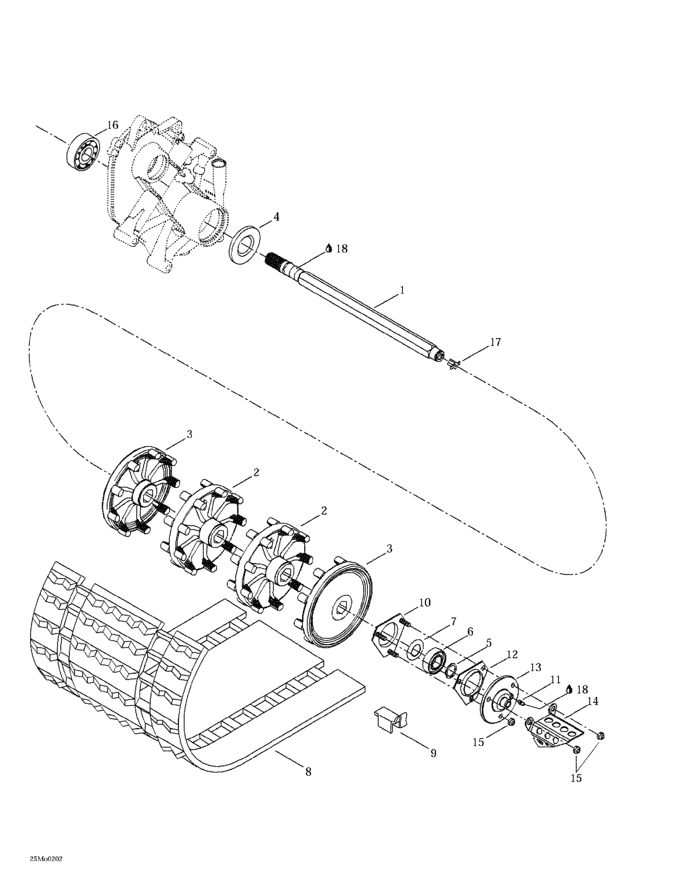 Drive Axle And Track