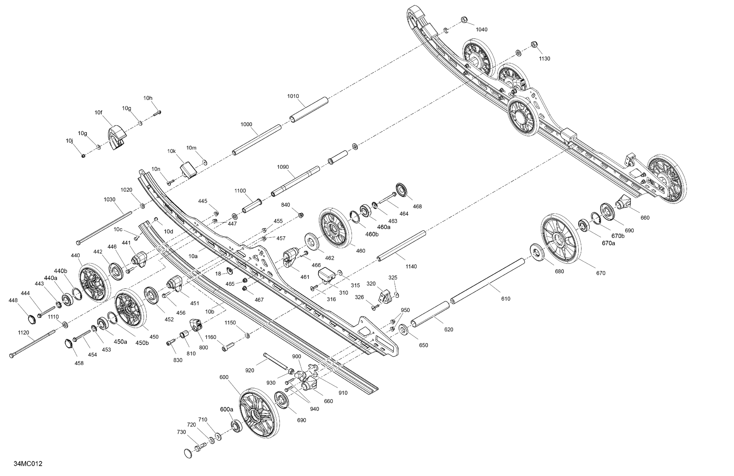 Suspension - Rear - Lower Section  - Adrenaline