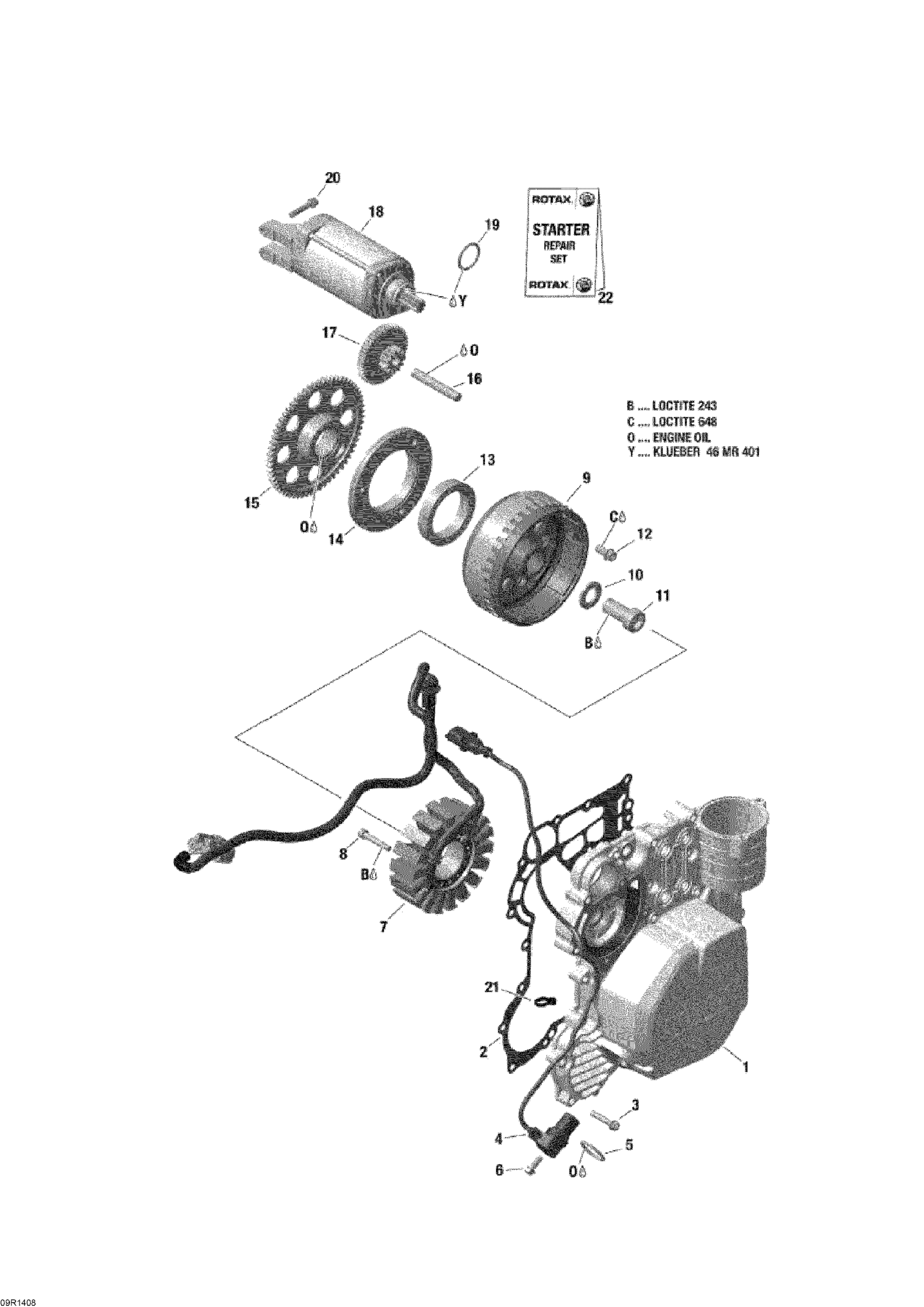 Magneto And Electric Starter