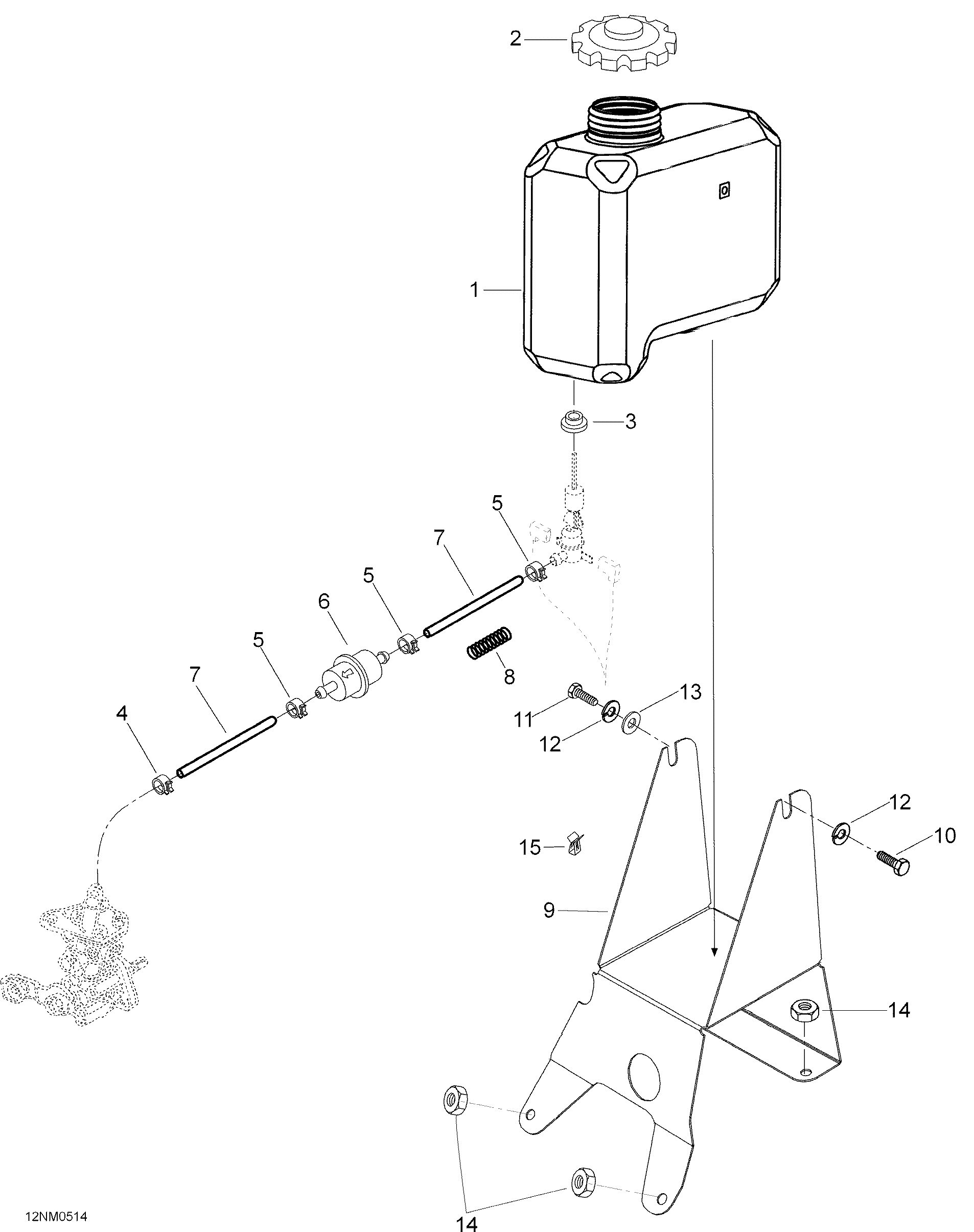 Oil Tank And Support