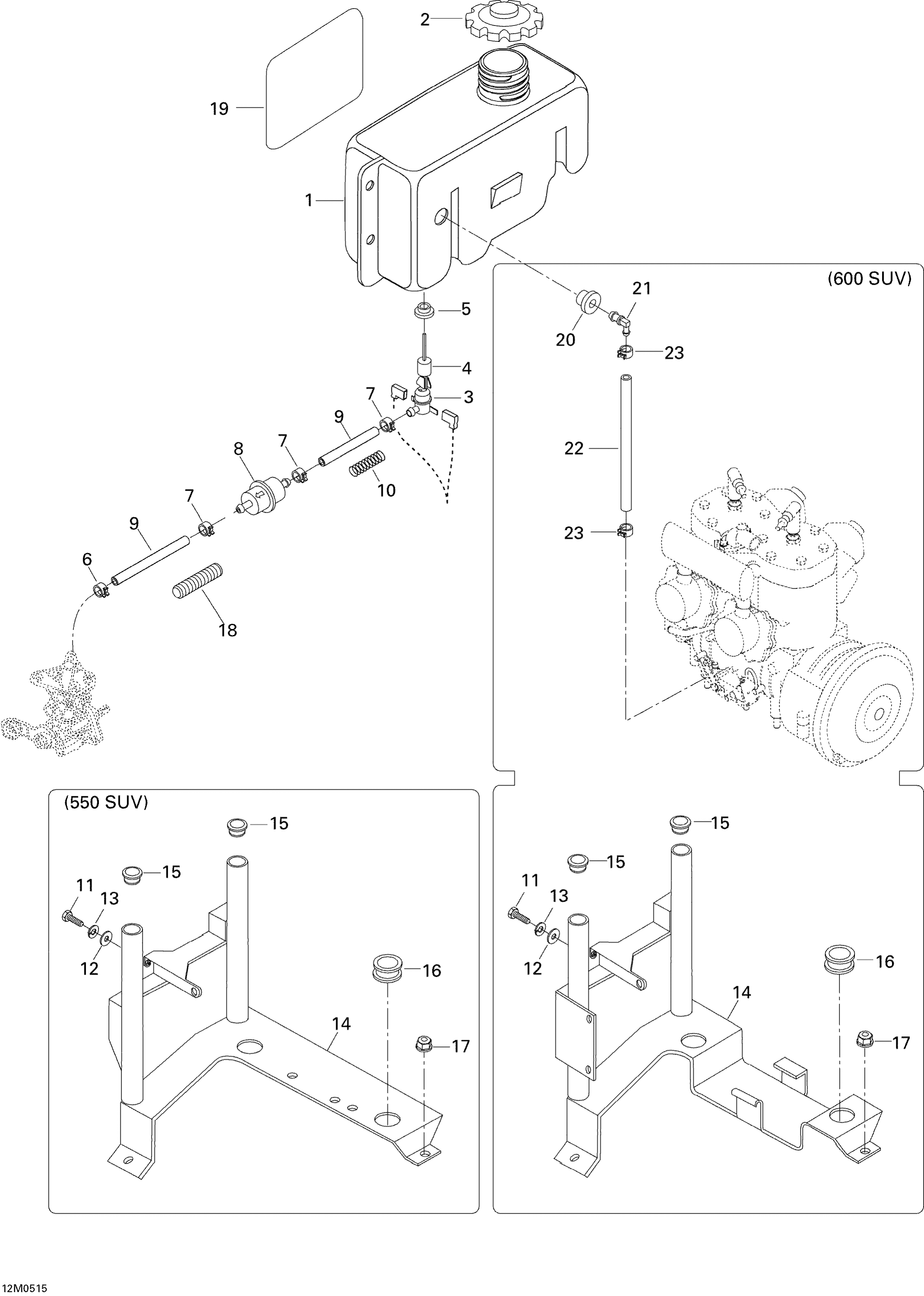 Oil System 600 SUV