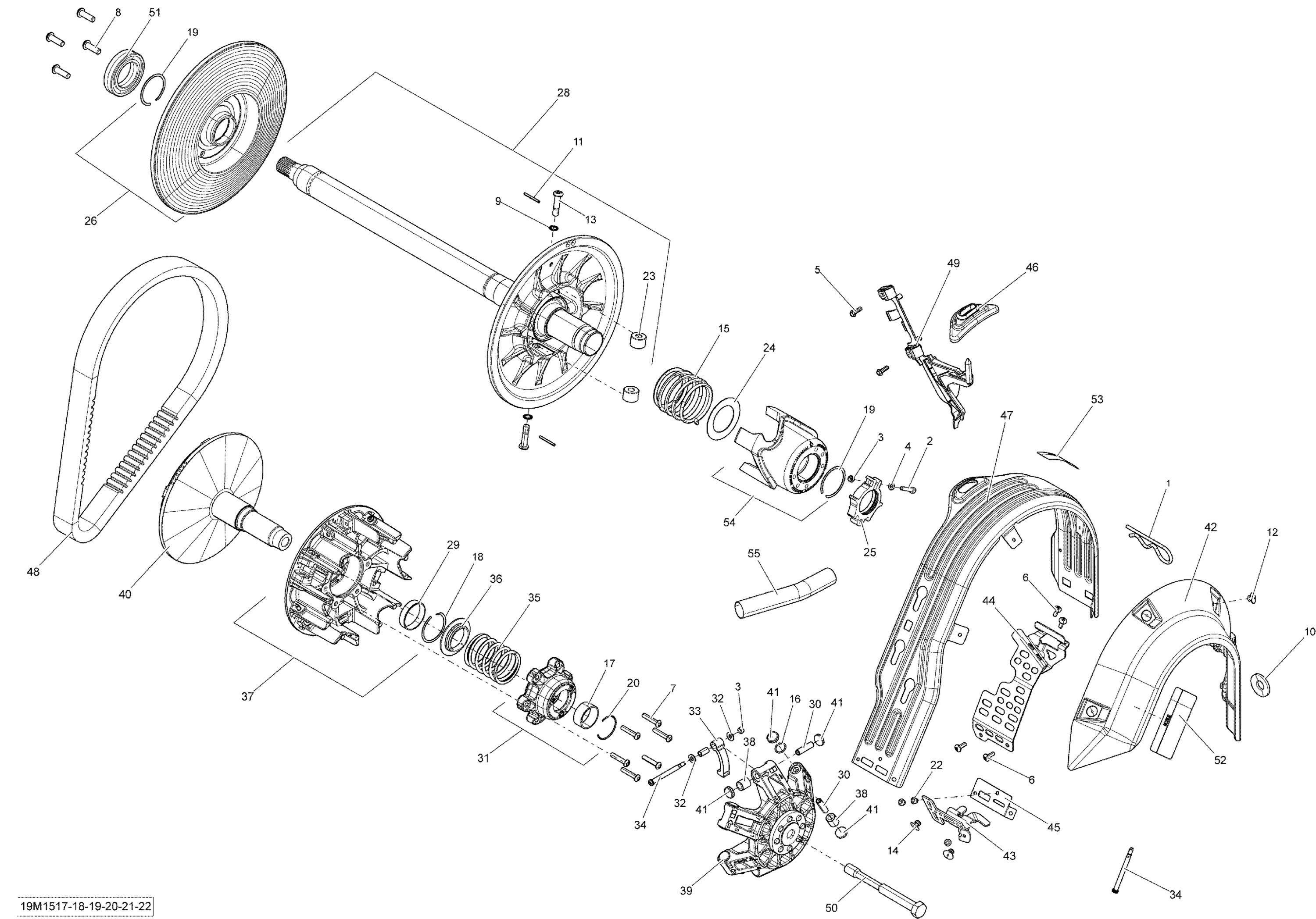 Схема узла: Pulley System _19M1518