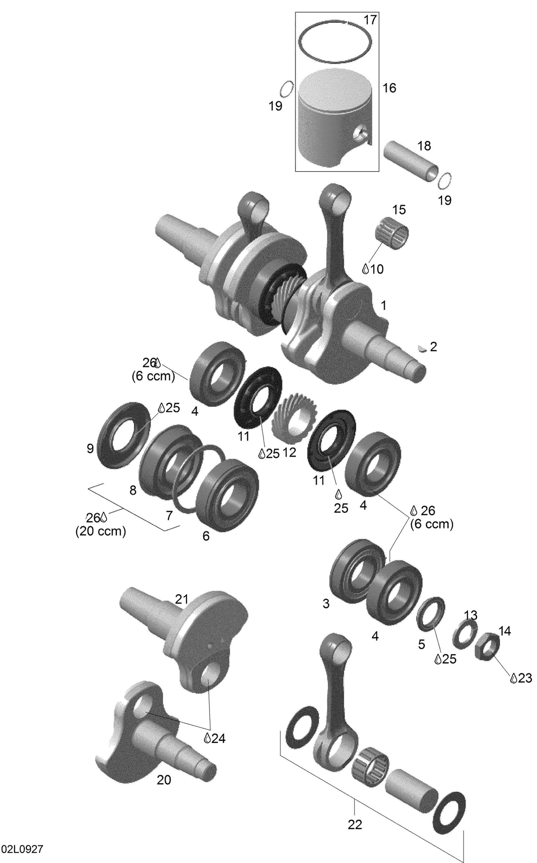 Crankshaft And Pistons