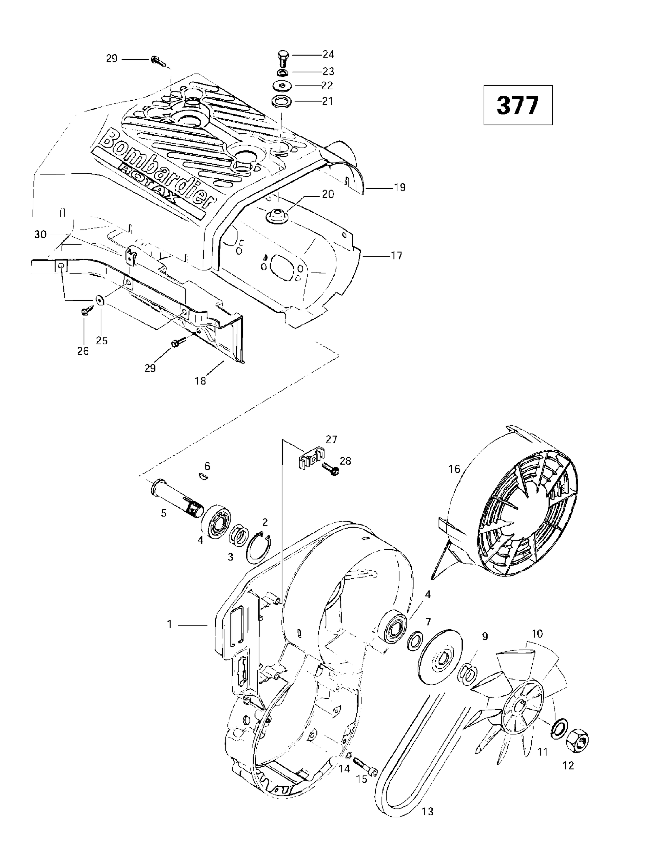 Cooling System  Fan (377)