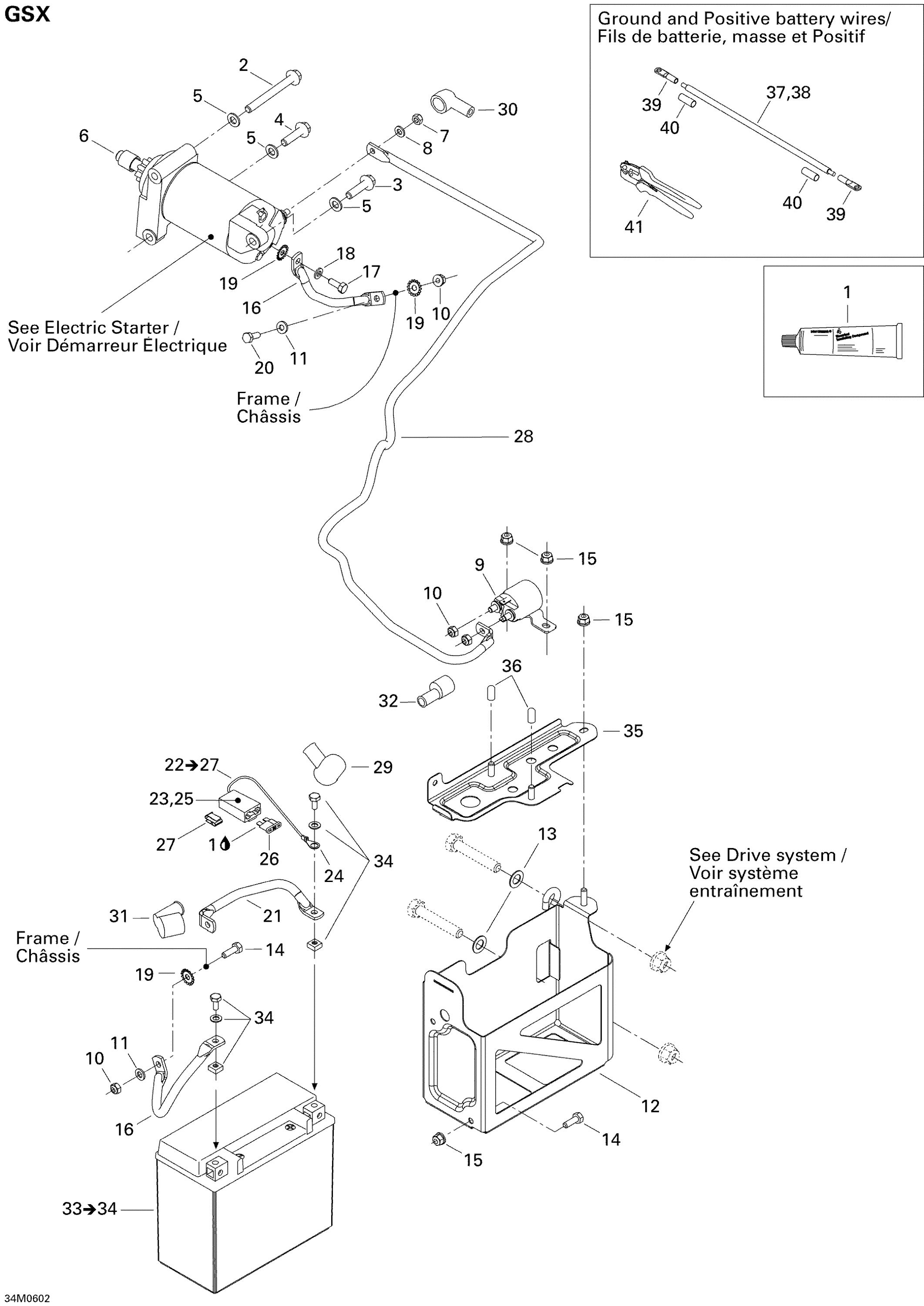 Battery And Starter GSX 380F