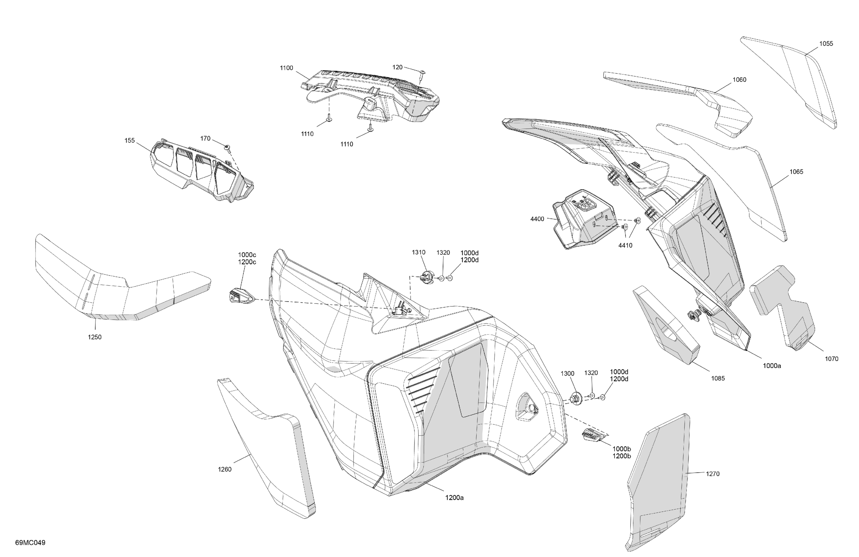 Схема узла: Body - Side Panels