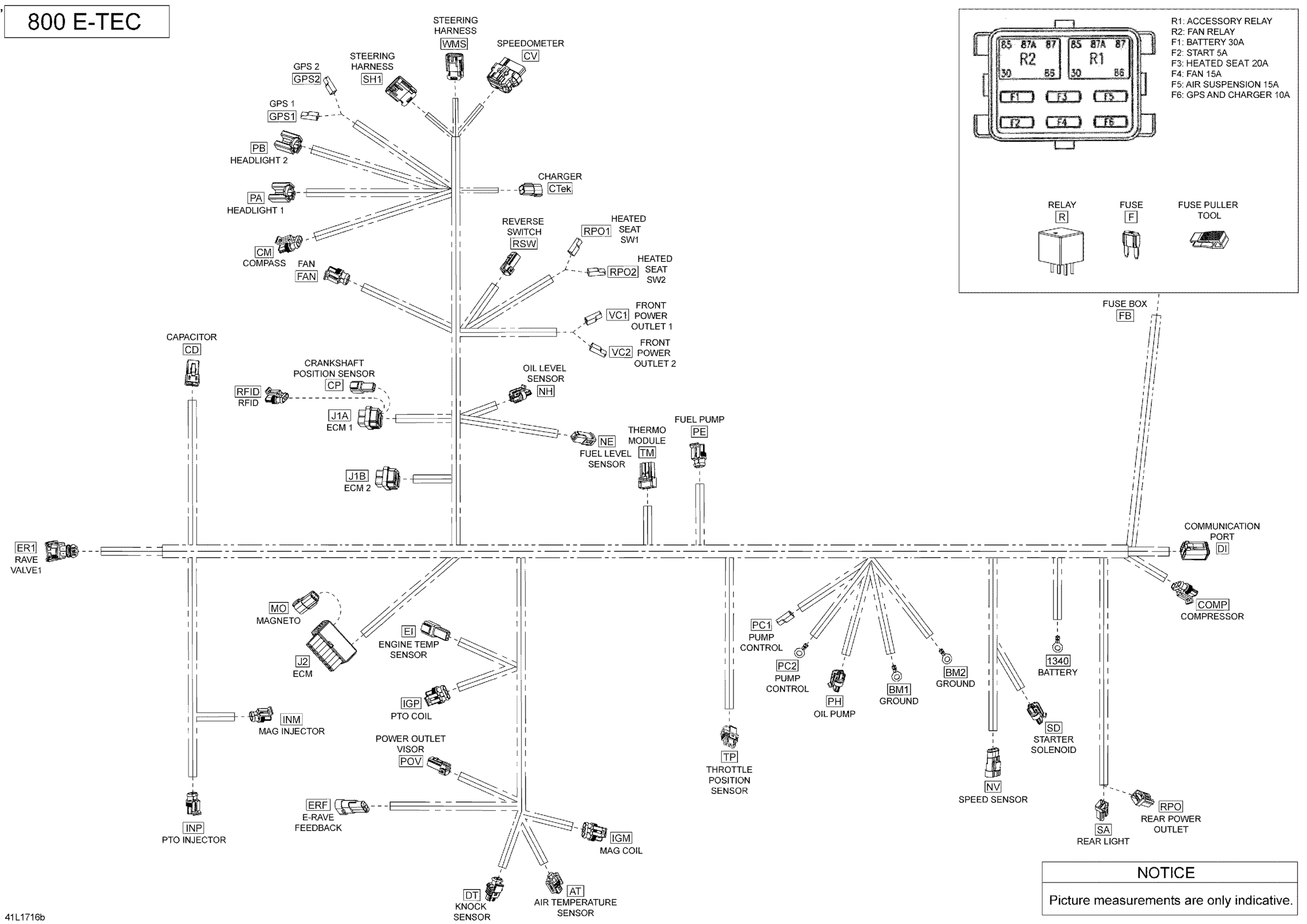 Electrical Harness - 800R E-TEC