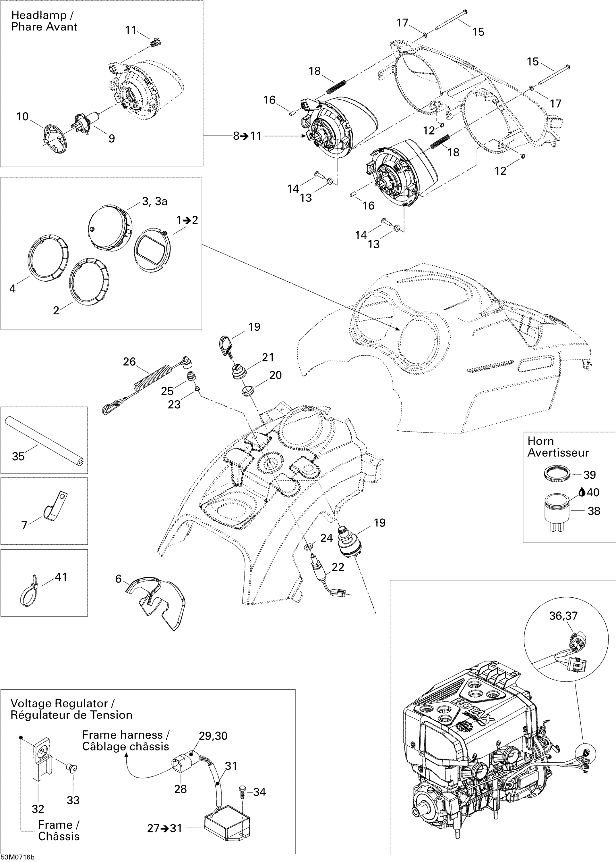 Схема узла: Electrical Accessories 550F