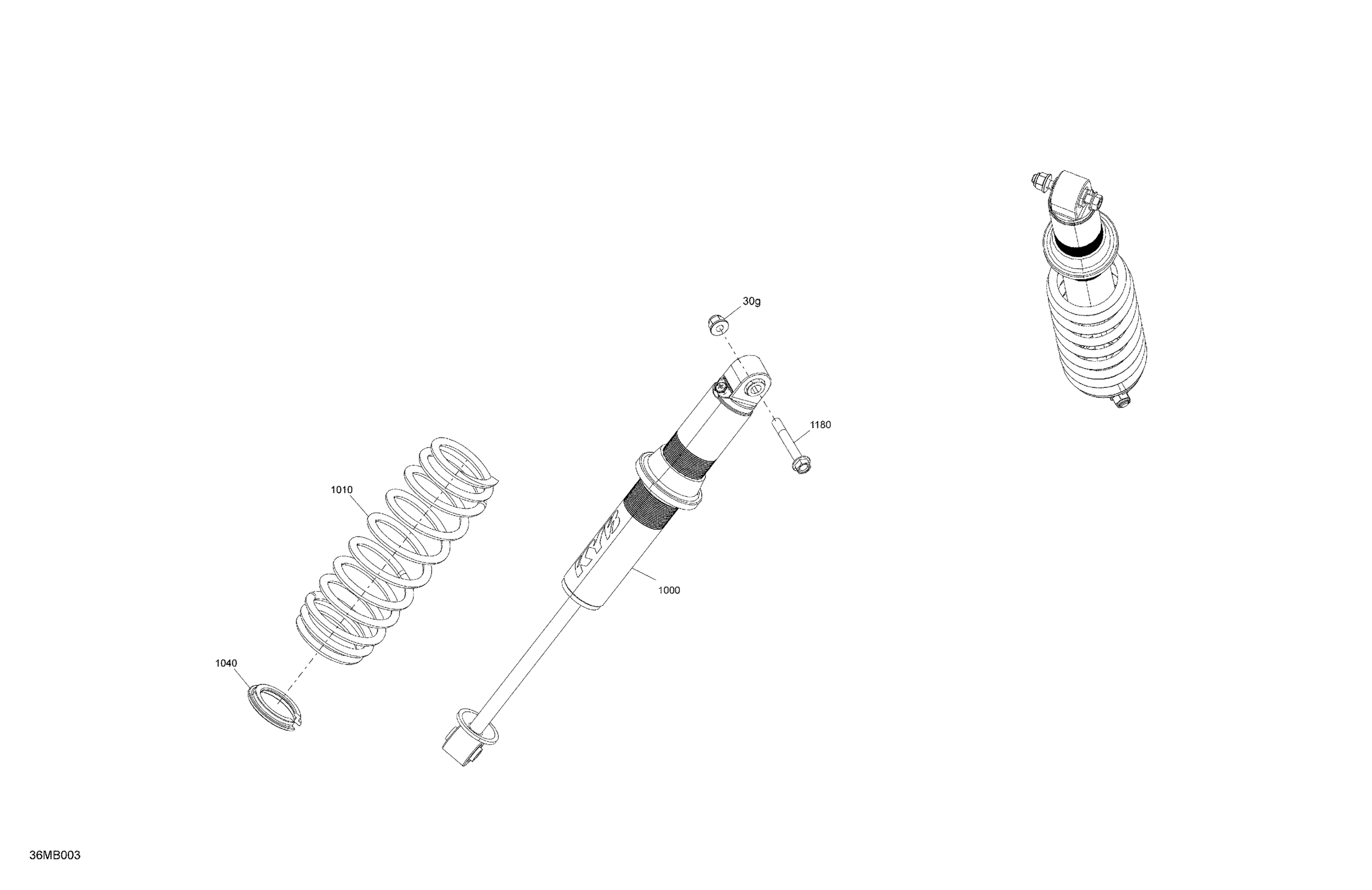 Схема узла: Suspension - Front Shocks