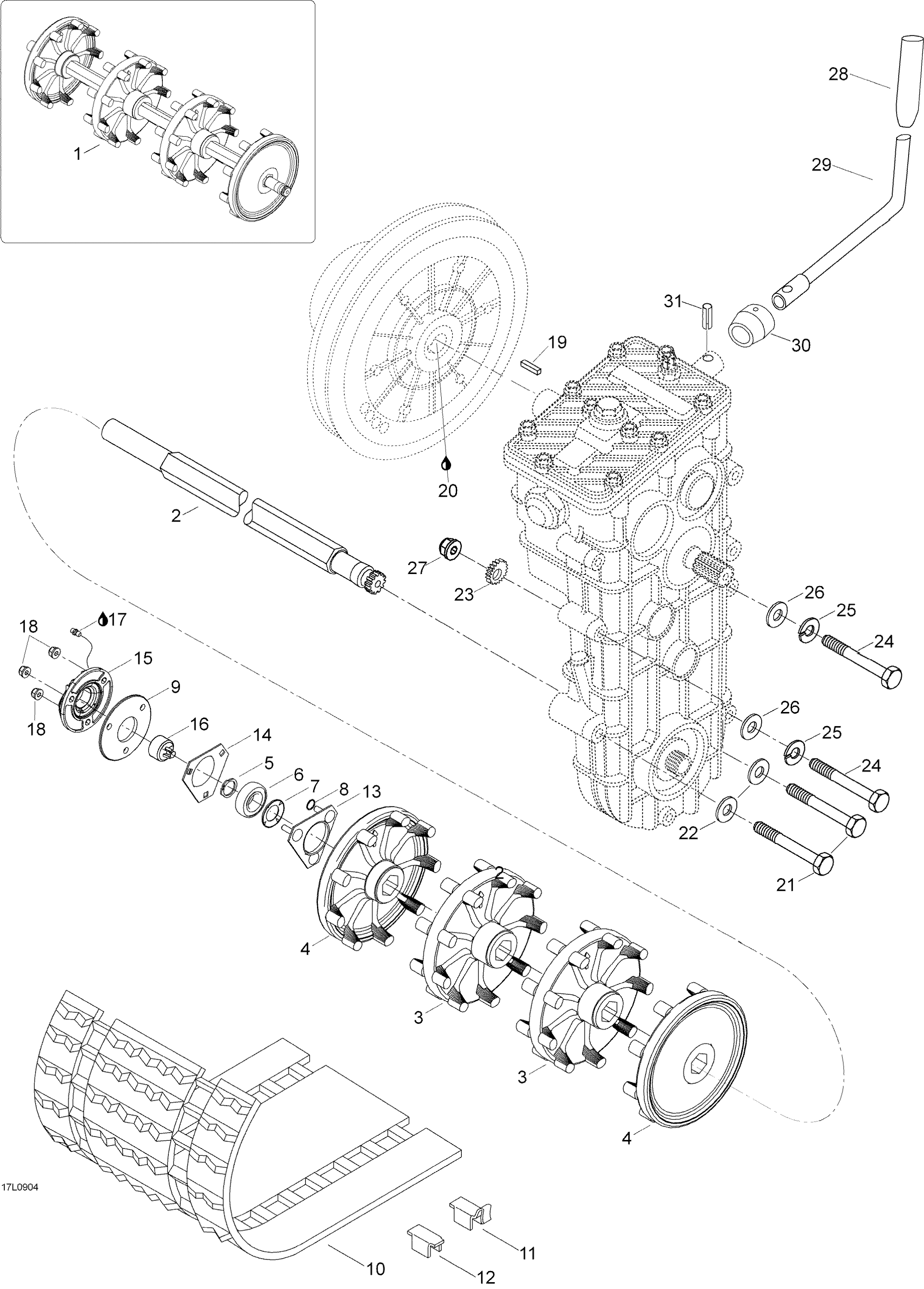 Схема узла: Drive System