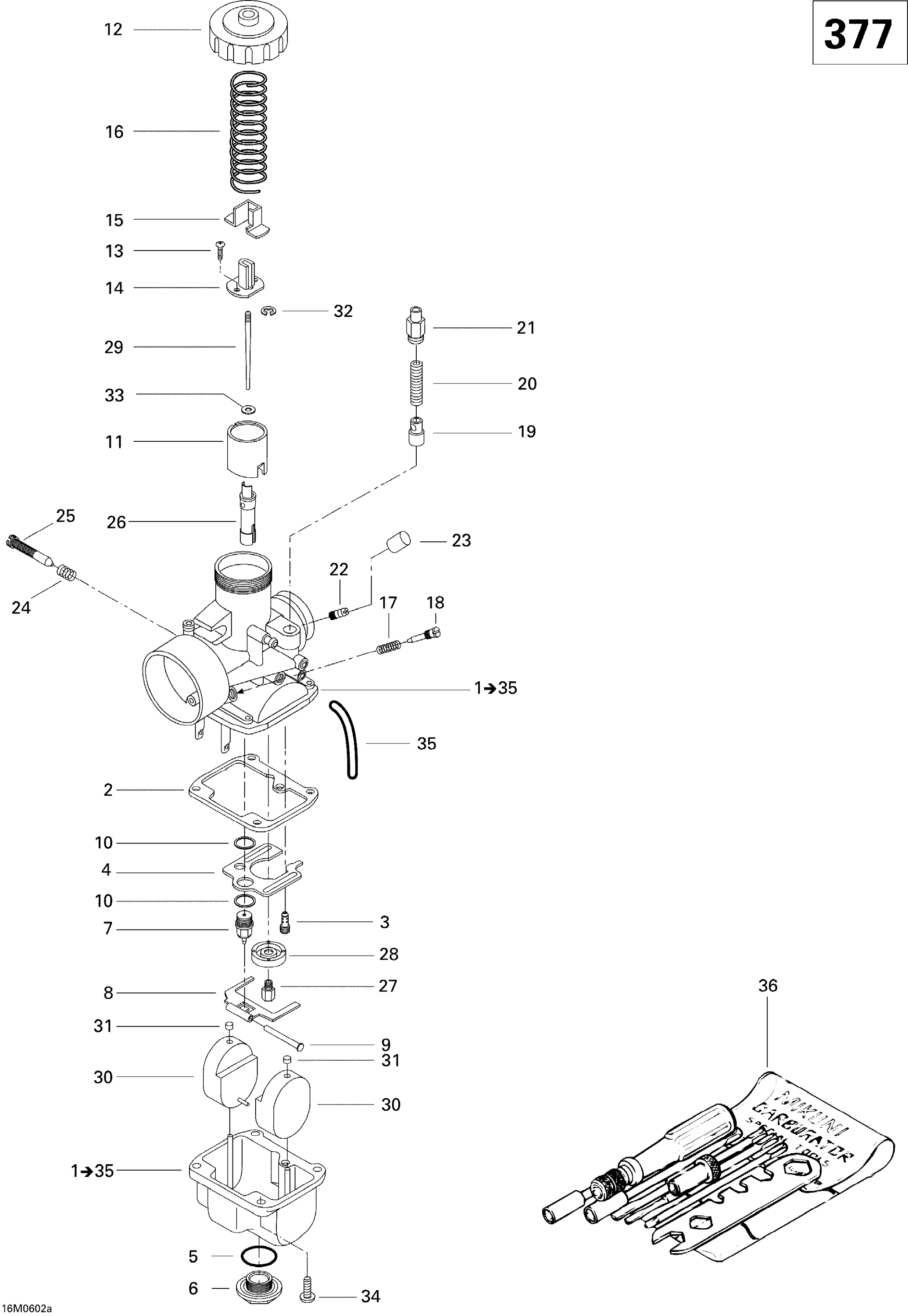 Схема узла: Carburetor