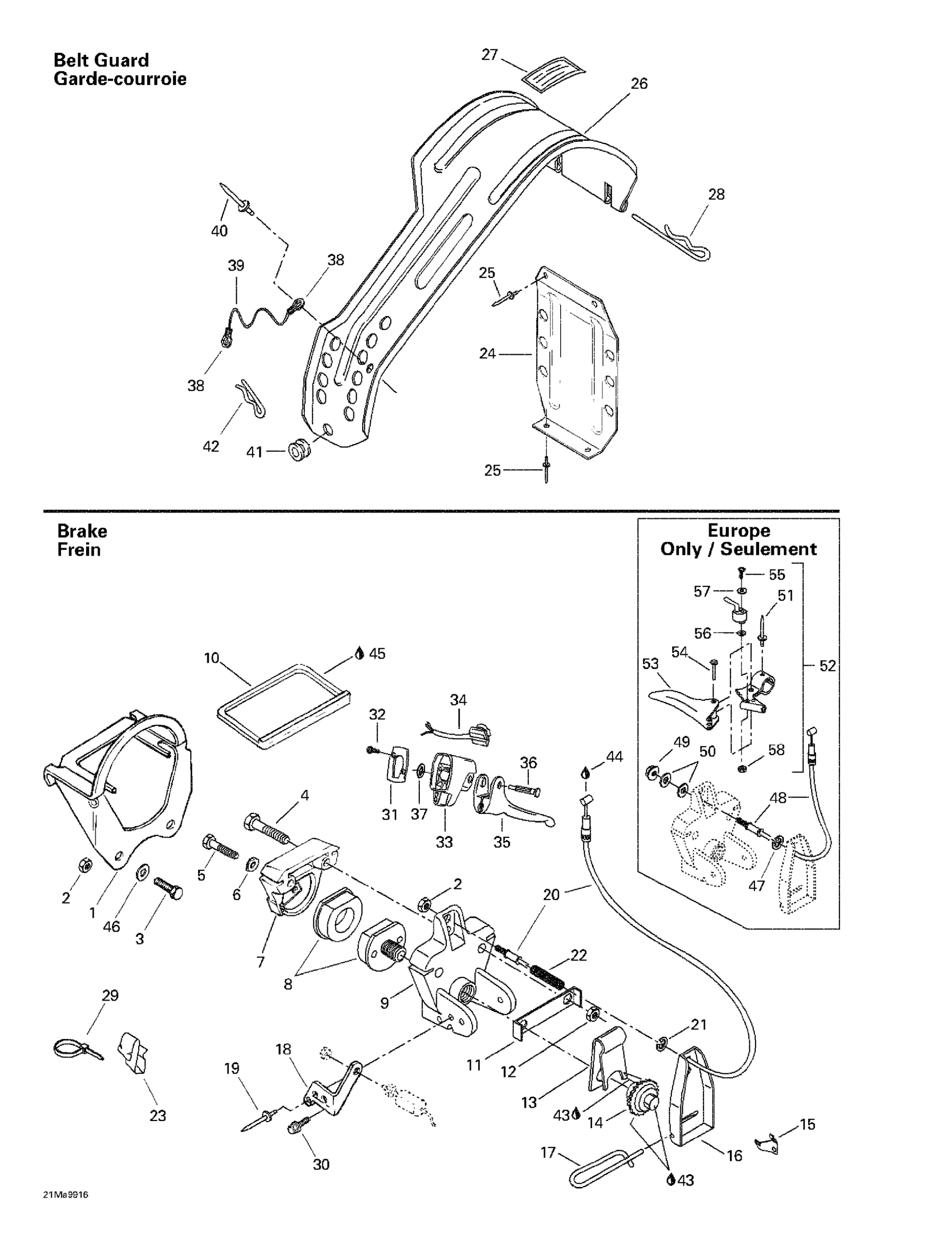 Brake And Belt Guard