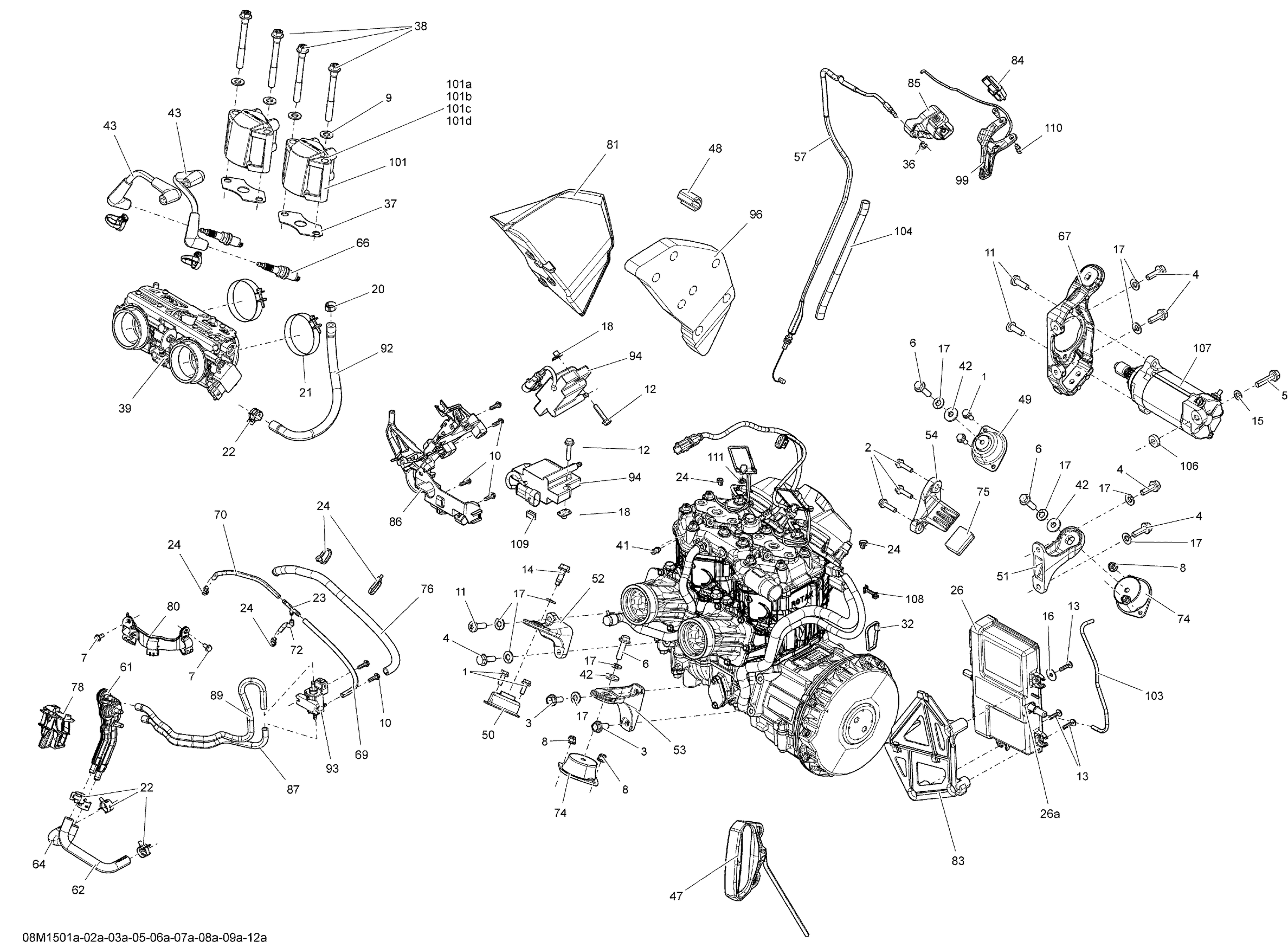 Engine 600HOETEC_08M1506a