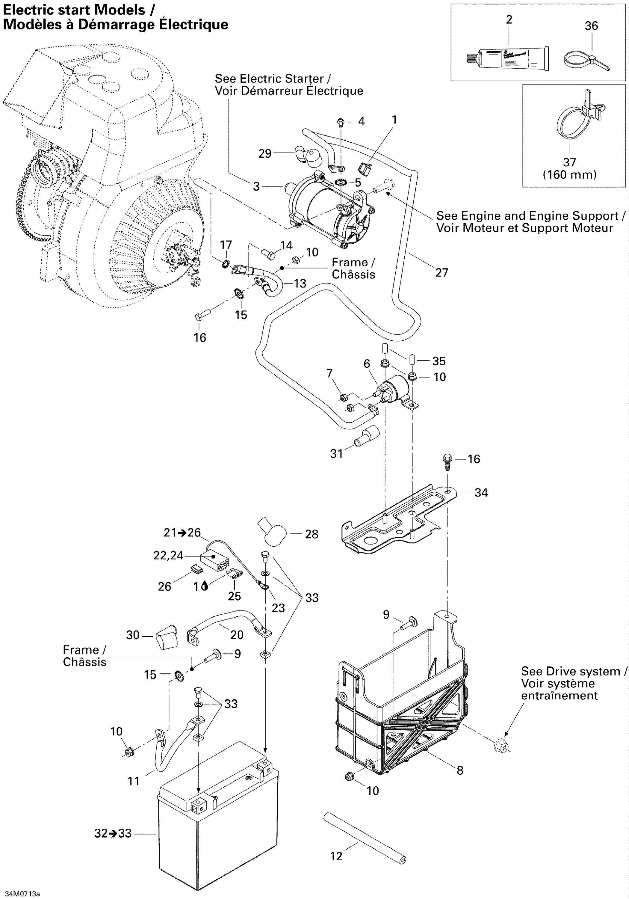 Battery And Starter