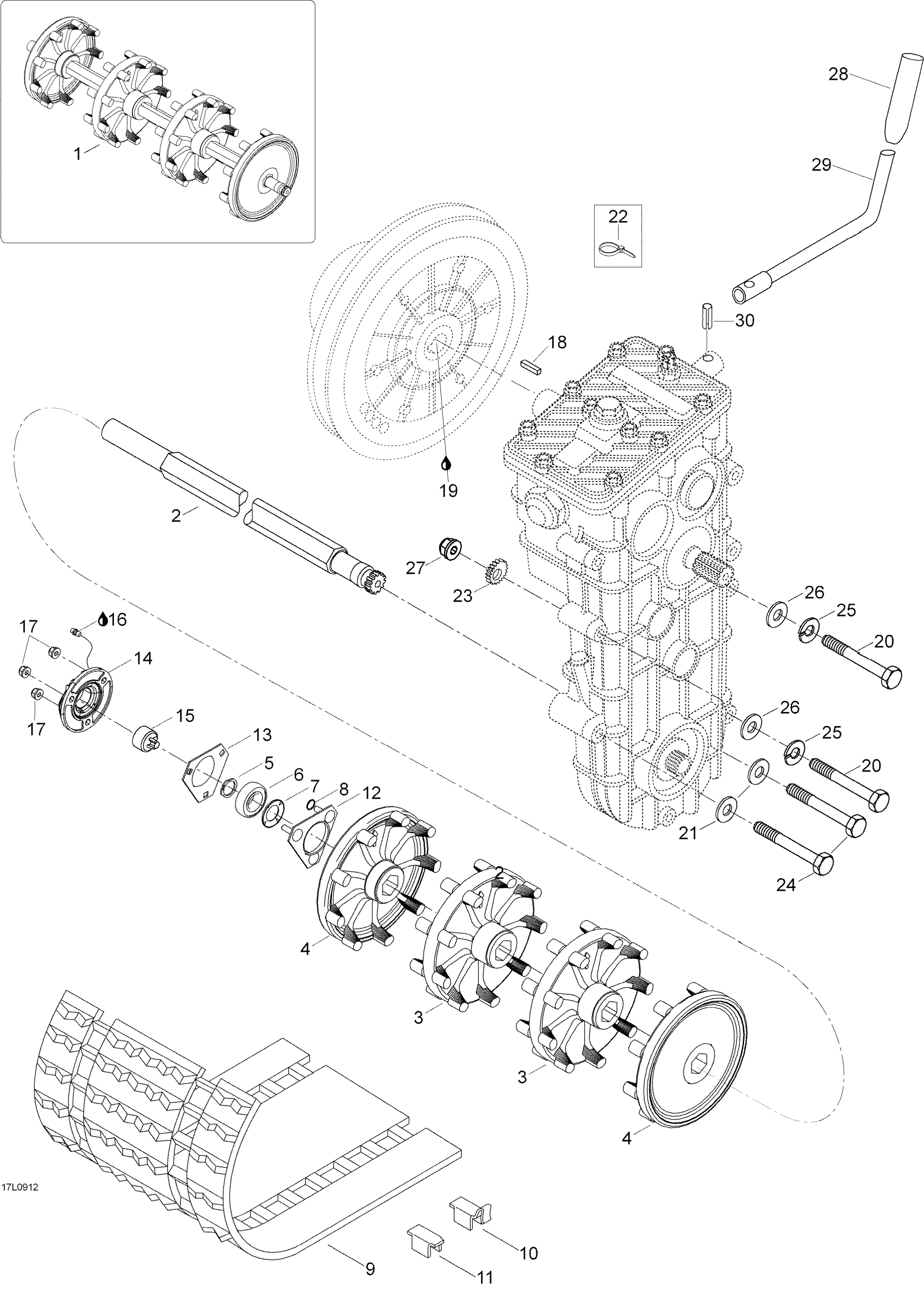 Схема узла: Drive System