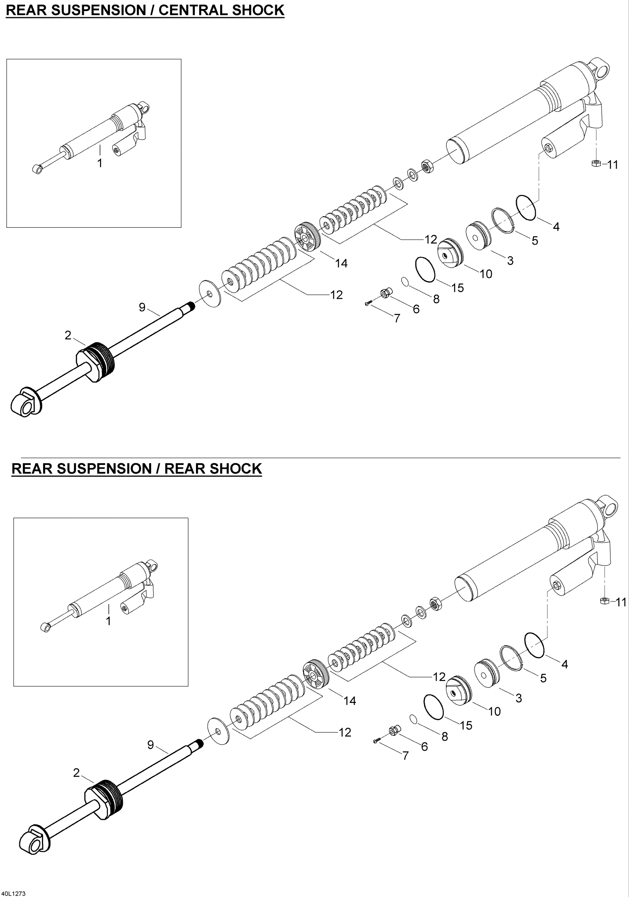 Take Apart Shock rear