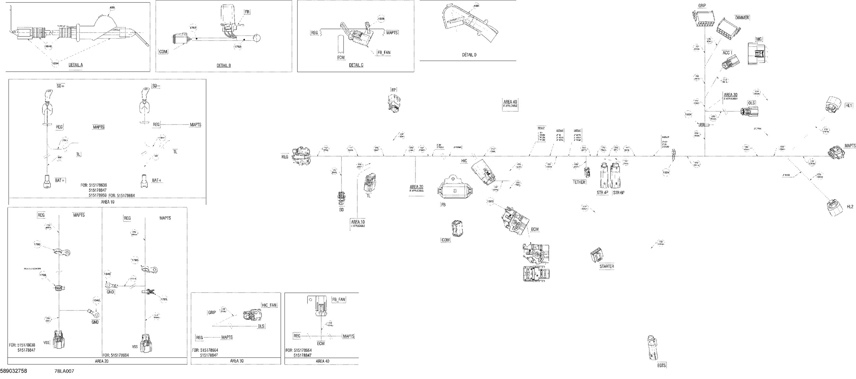 Electric - Main Harness - 515178847