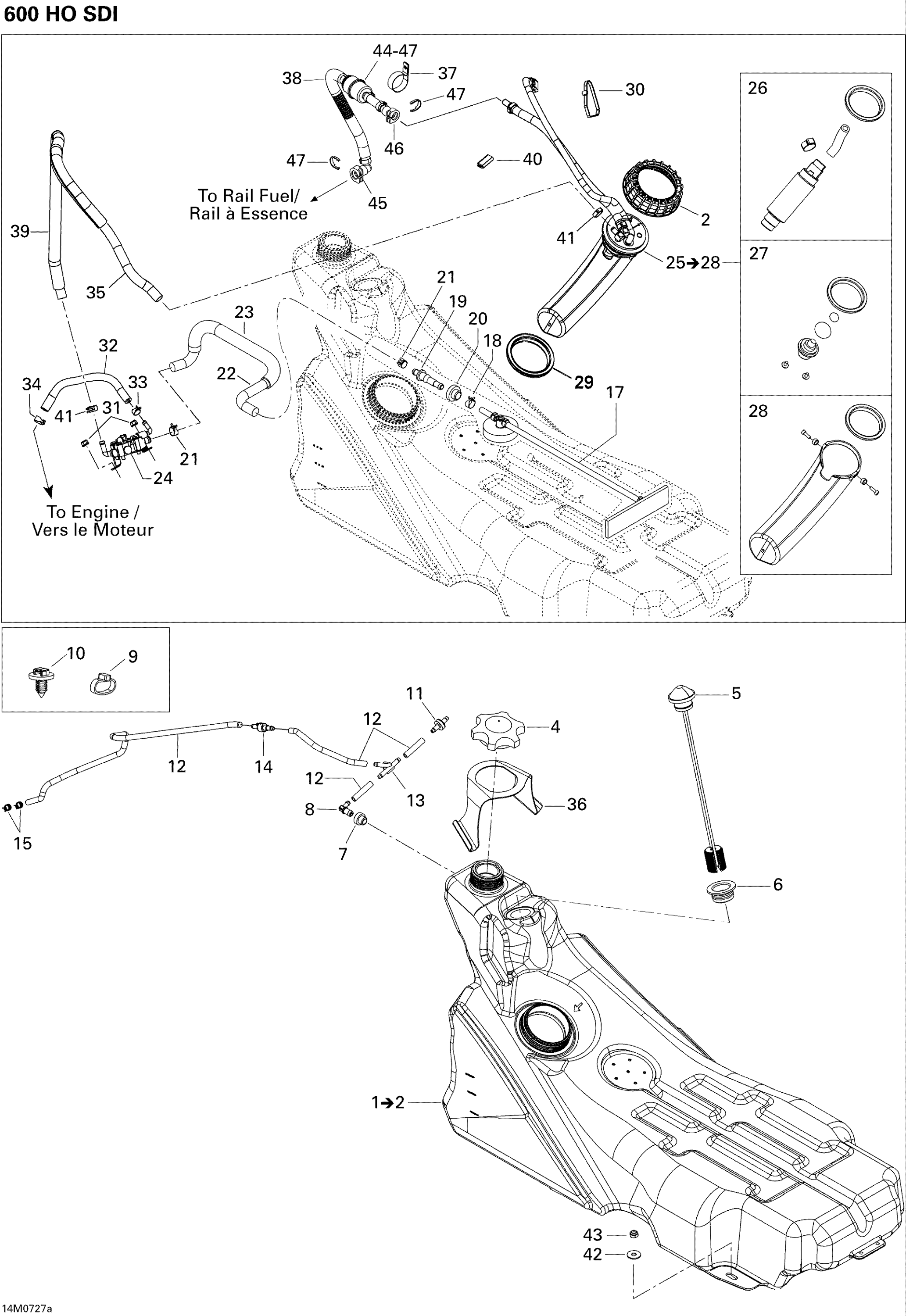 Fuel System 600 HO SDI