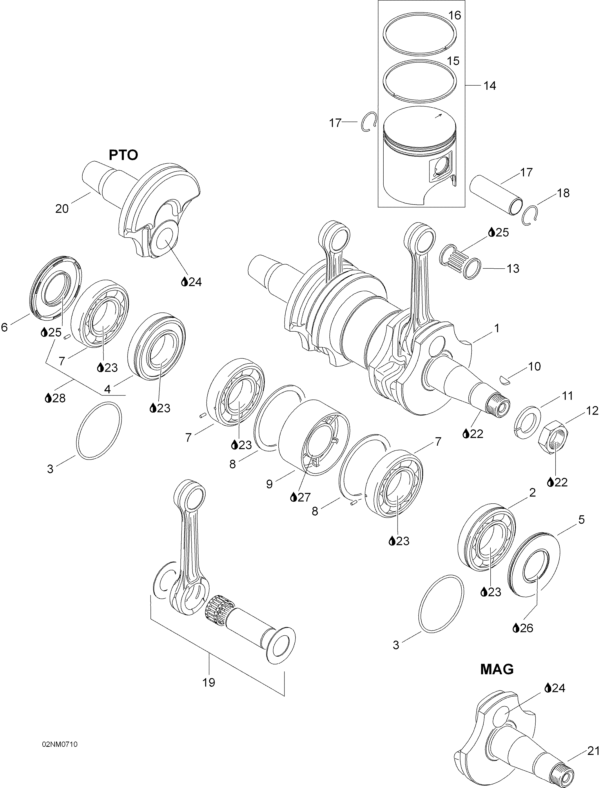 Crankshaft And Pistons