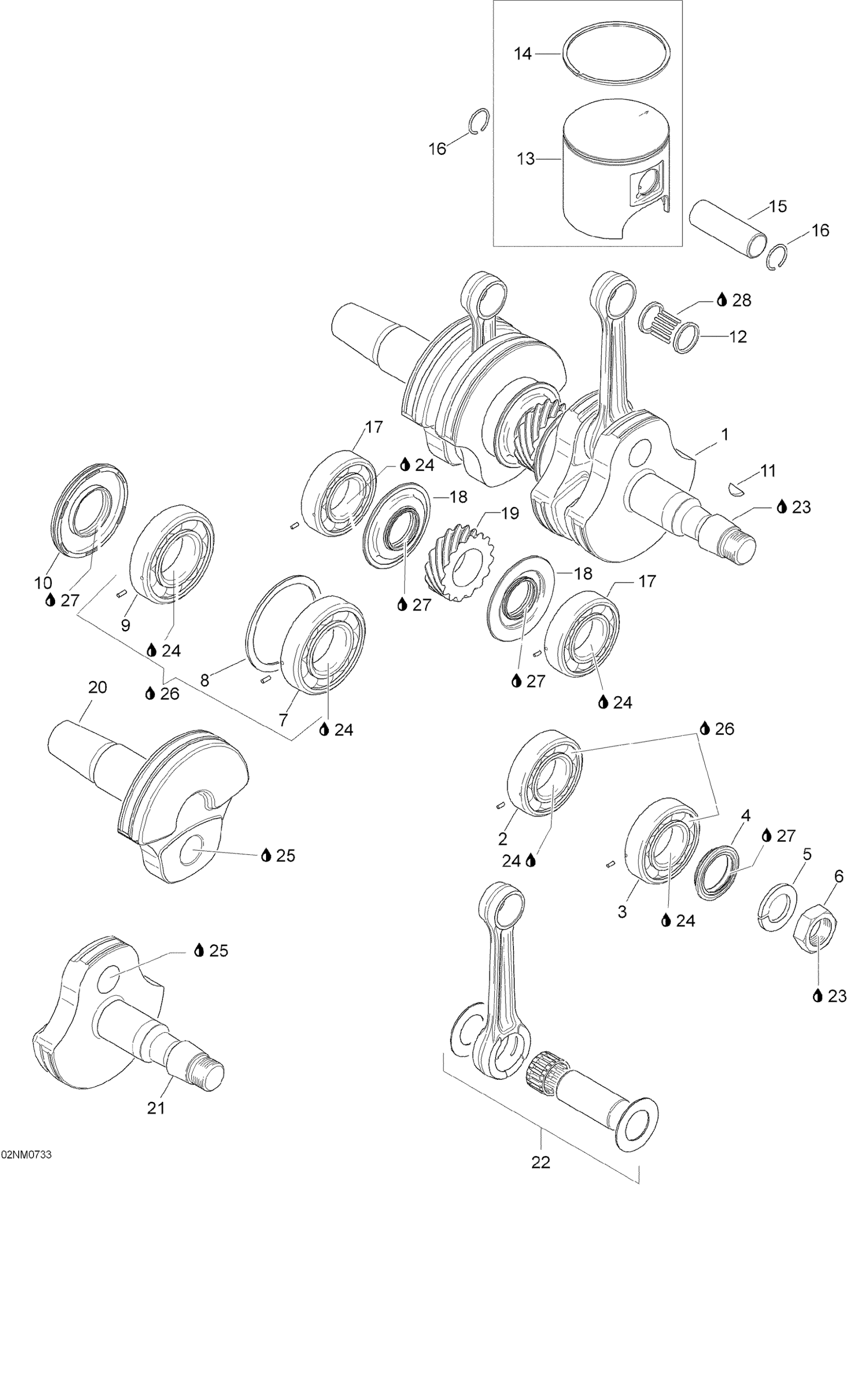 Схема узла: Crankshaft