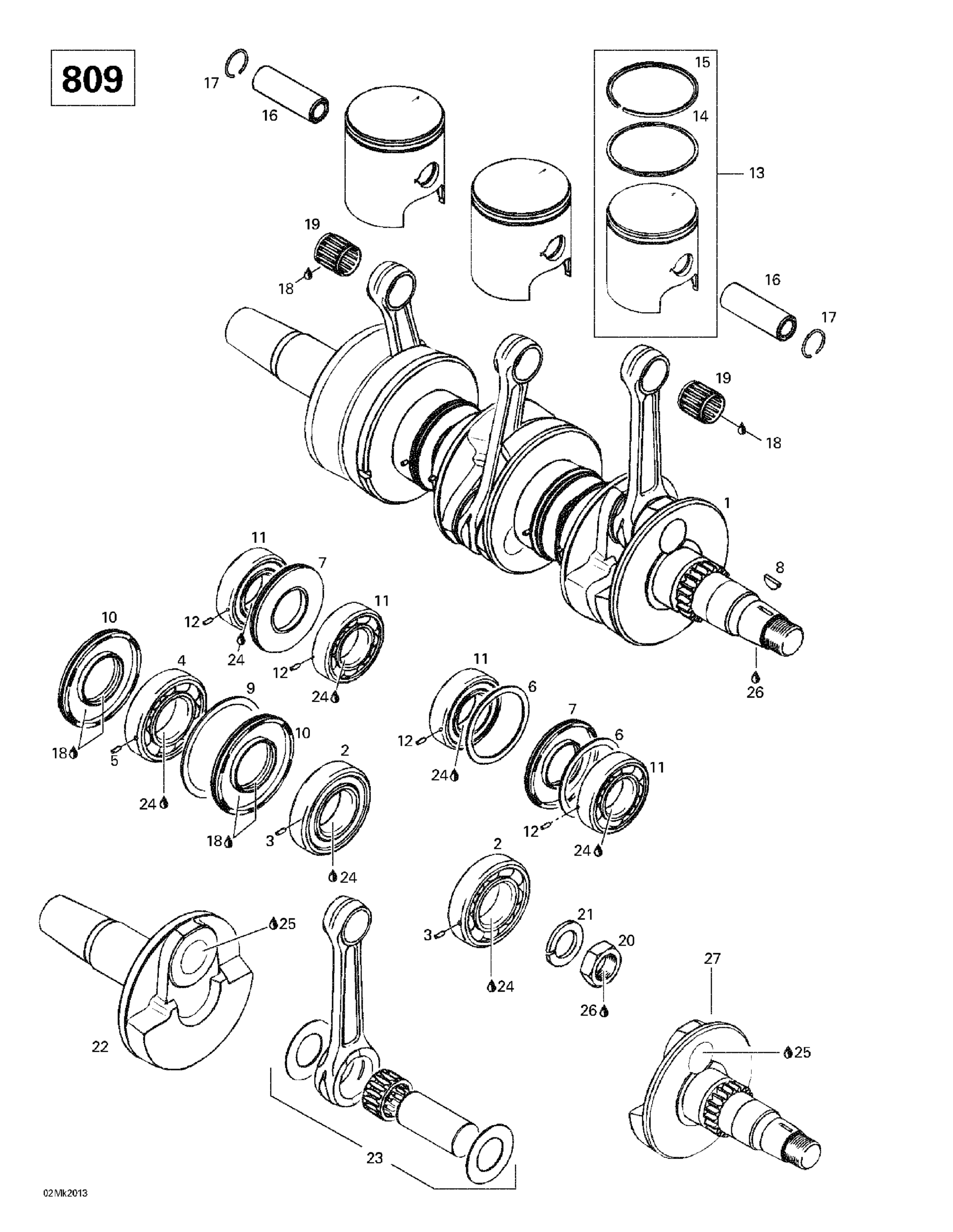 Crankshaft And Pistons 2