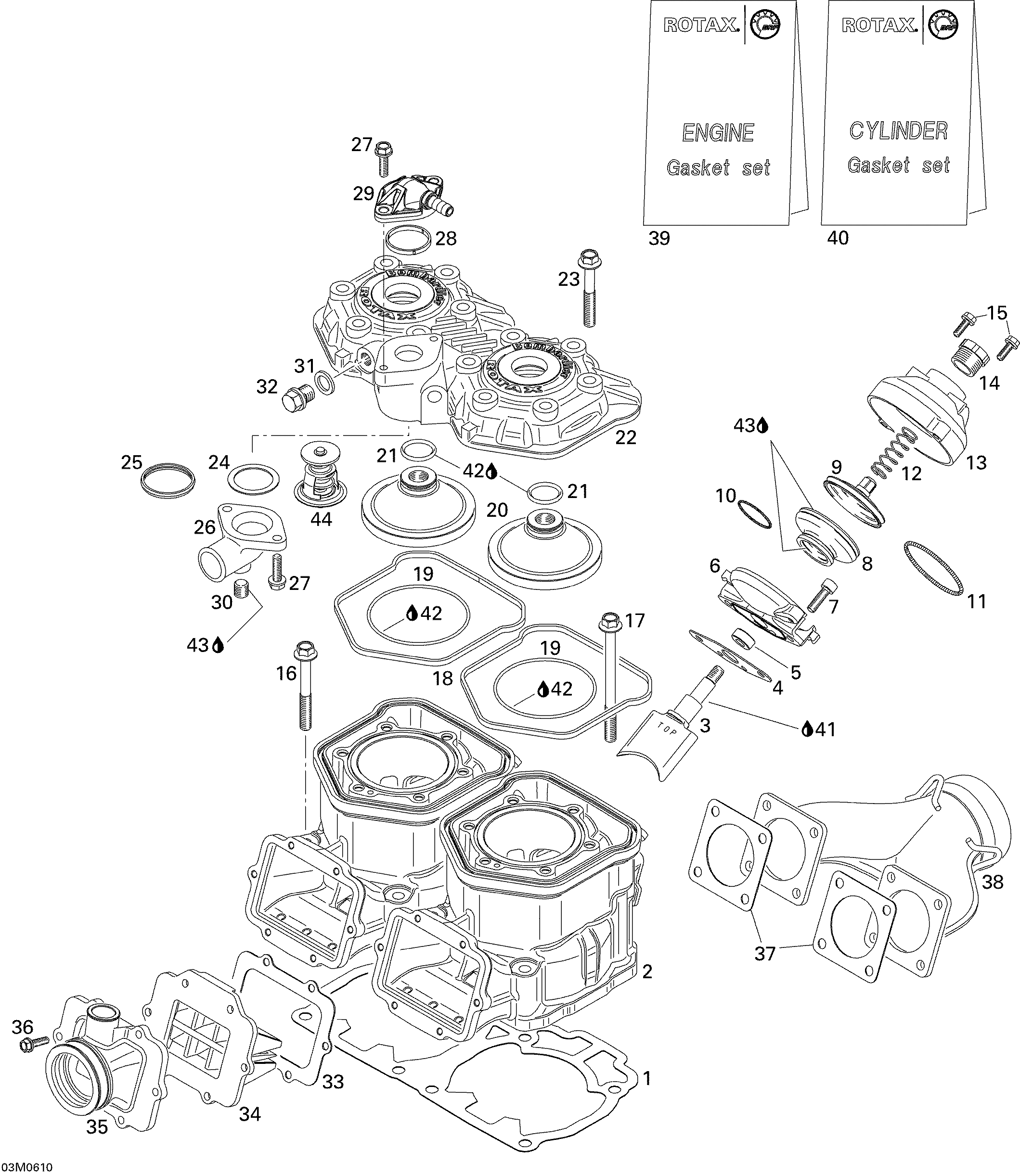 Cylinder And Exhaust Manifold