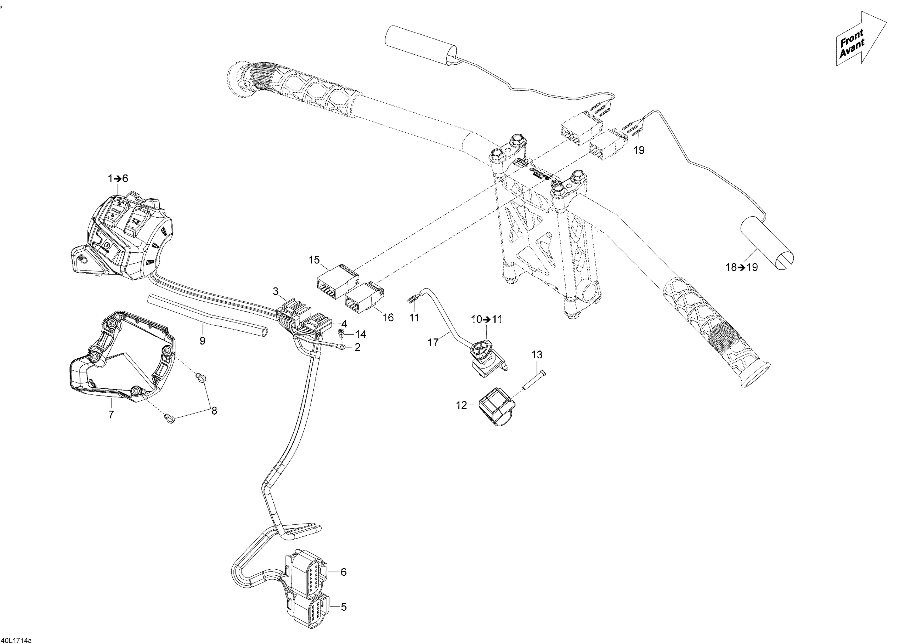 Steering Wiring Harness E-TEC