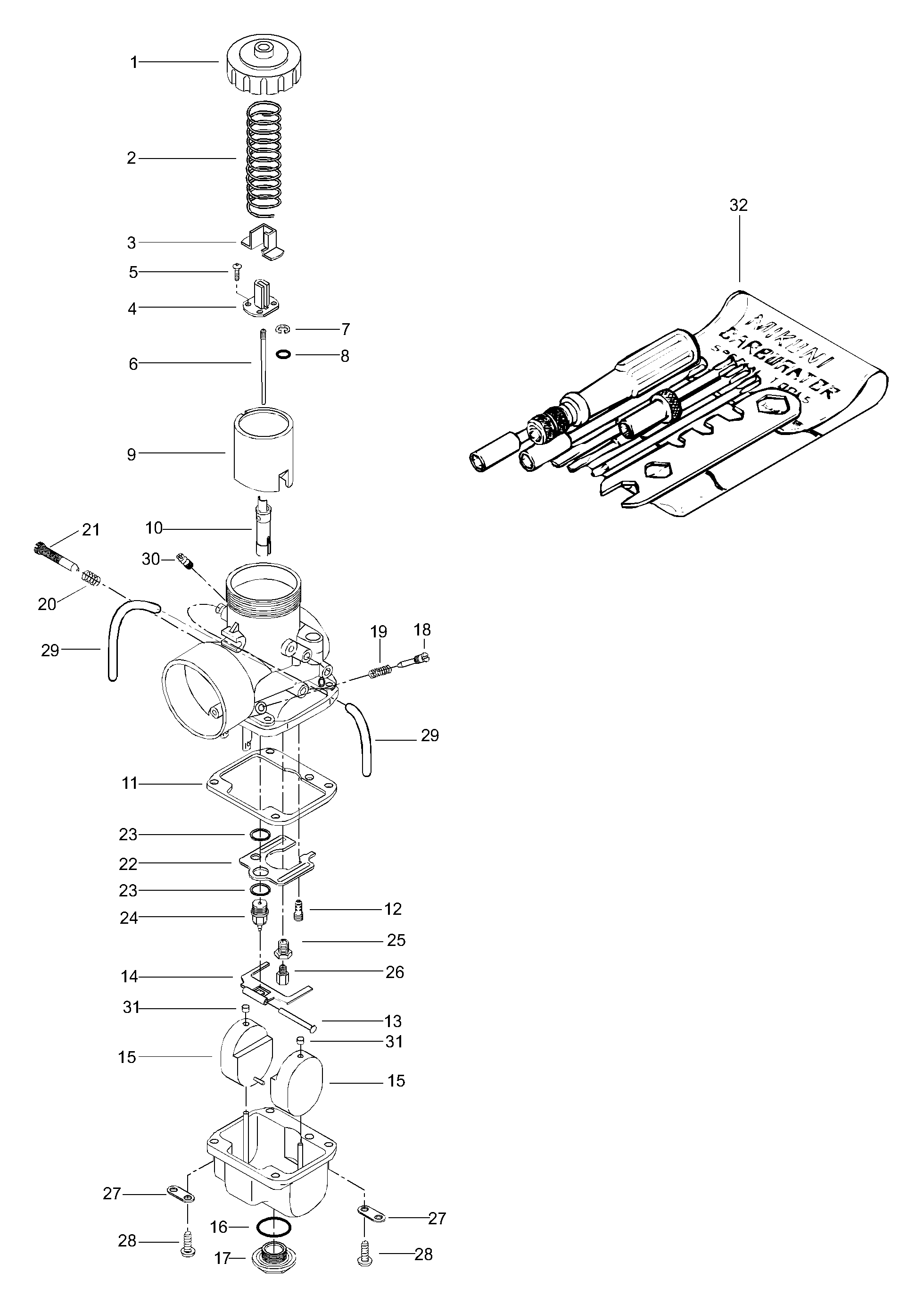 Схема узла: Carburetor