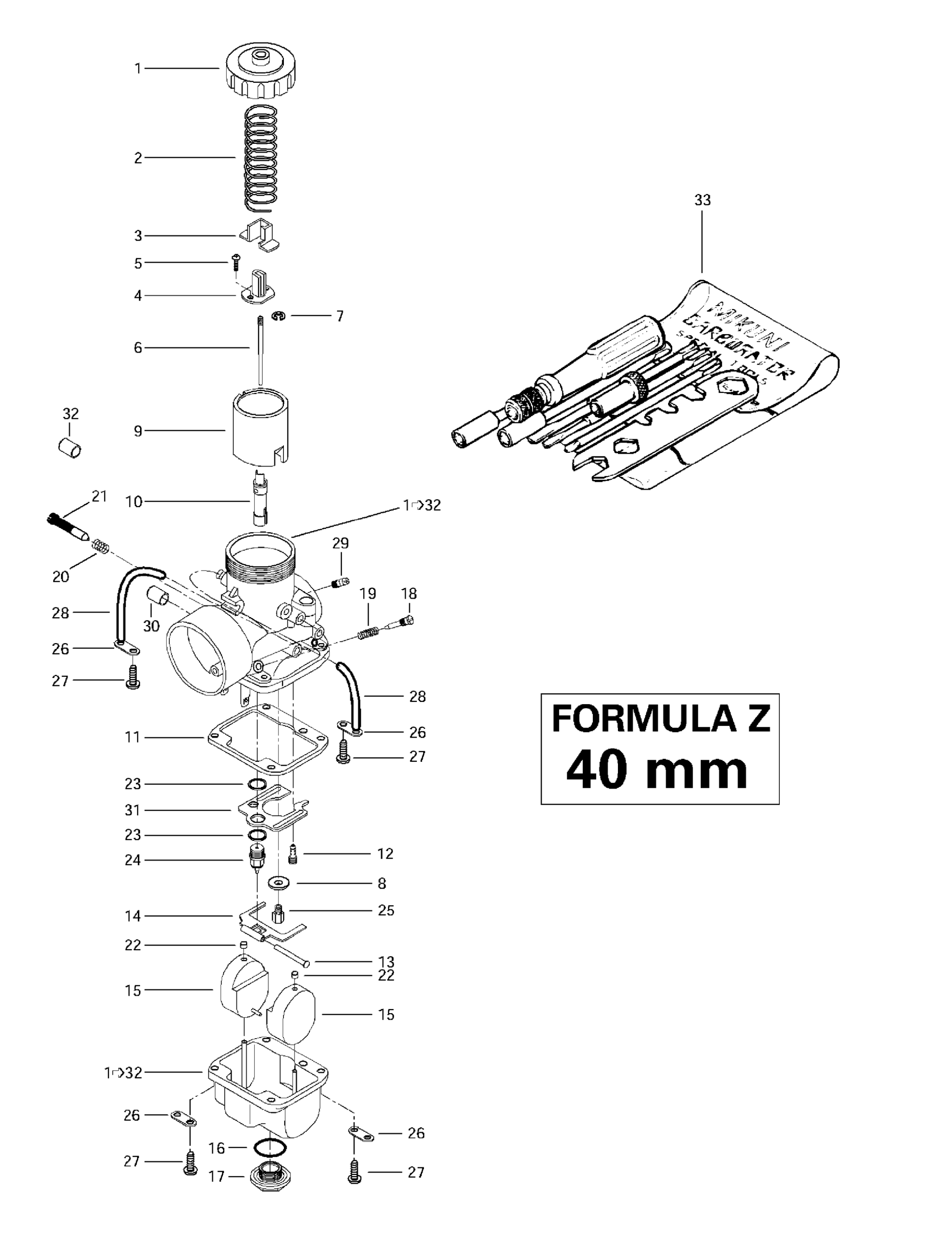 Carburetors (40 mm)