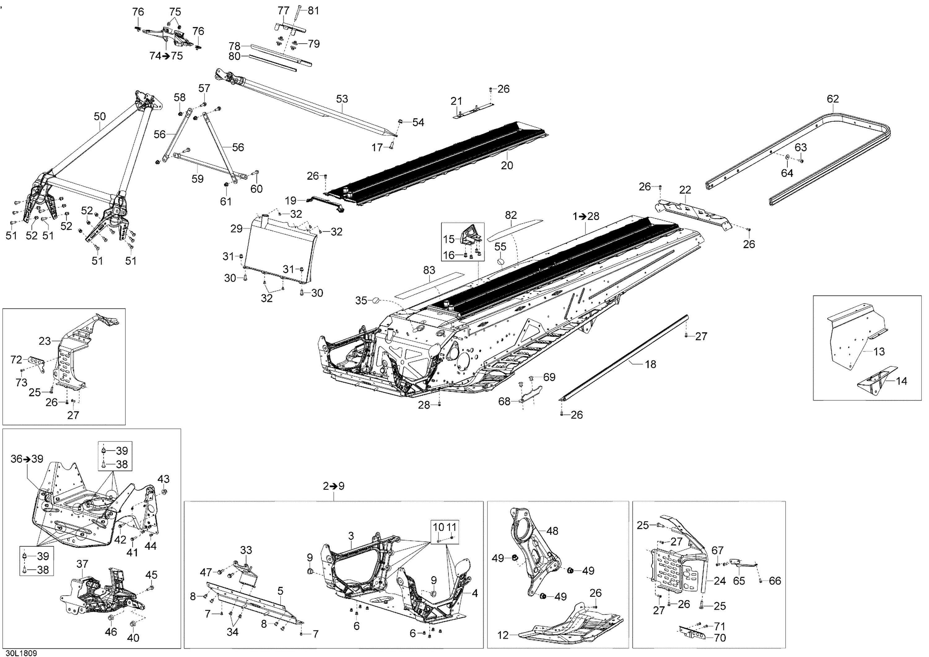 Frame Boondocker - 600HO E-TEC