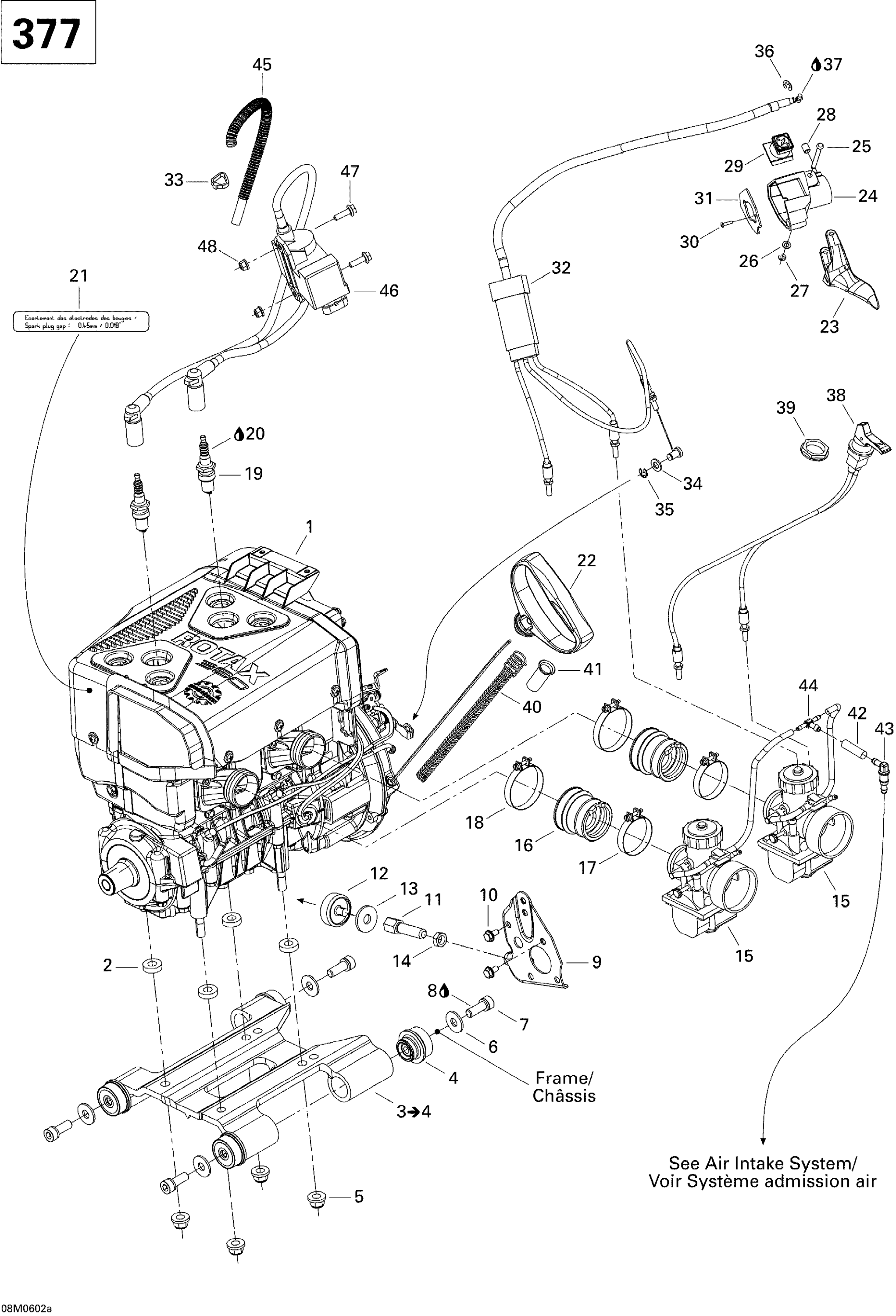 Engine And Engine Support GSX 380F