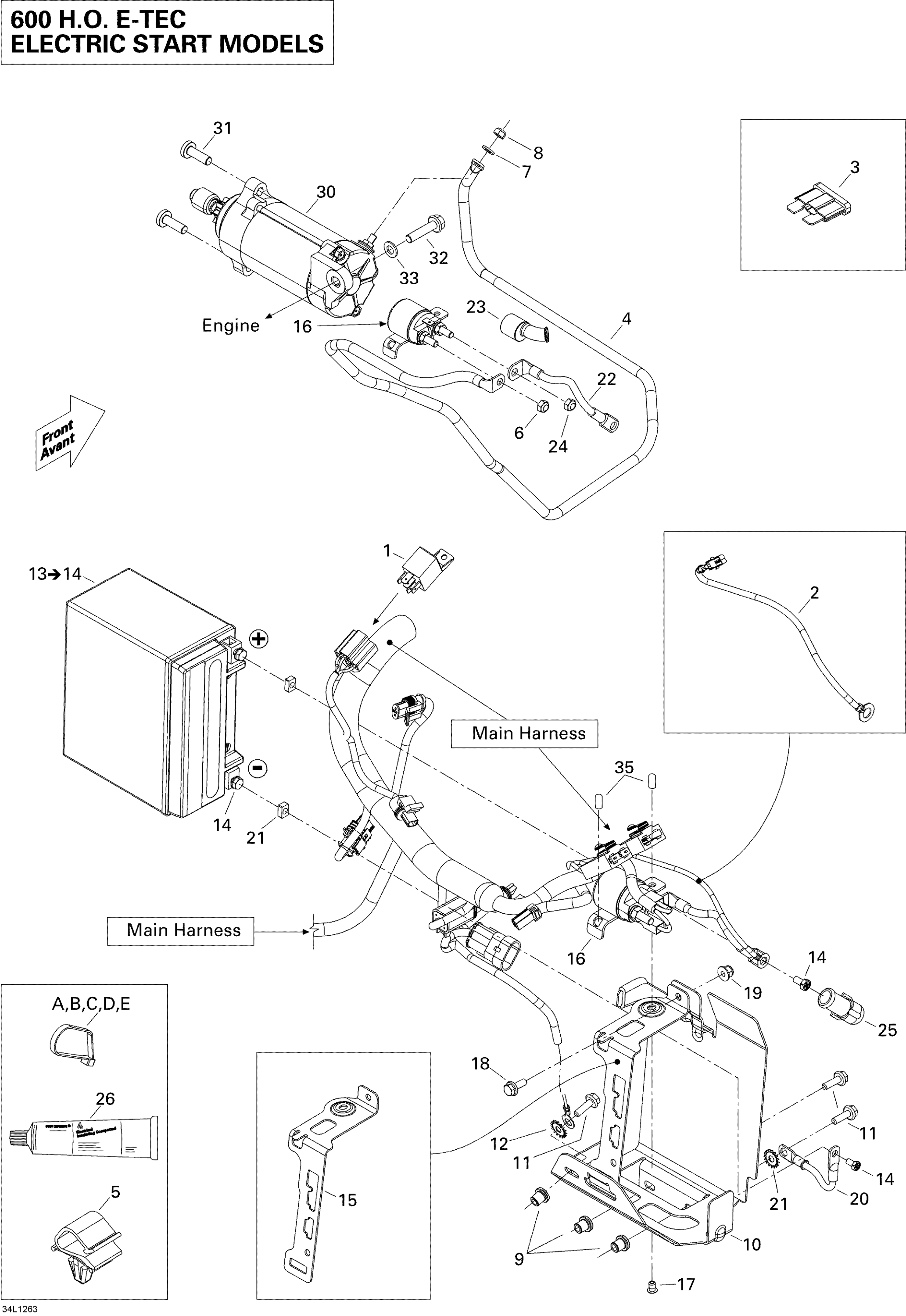 Battery And Starter