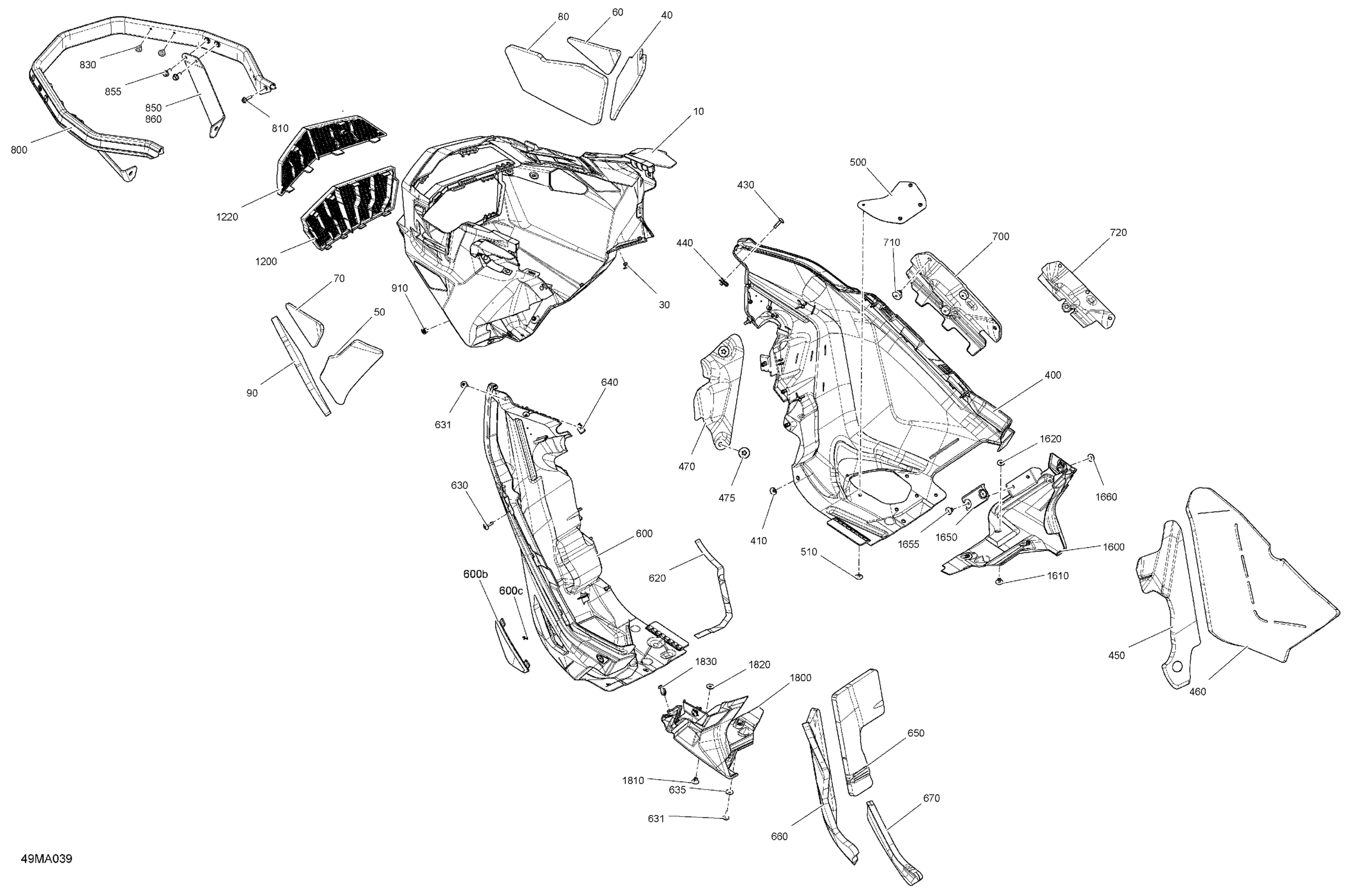 Body - Bottom Pan  - Enduro