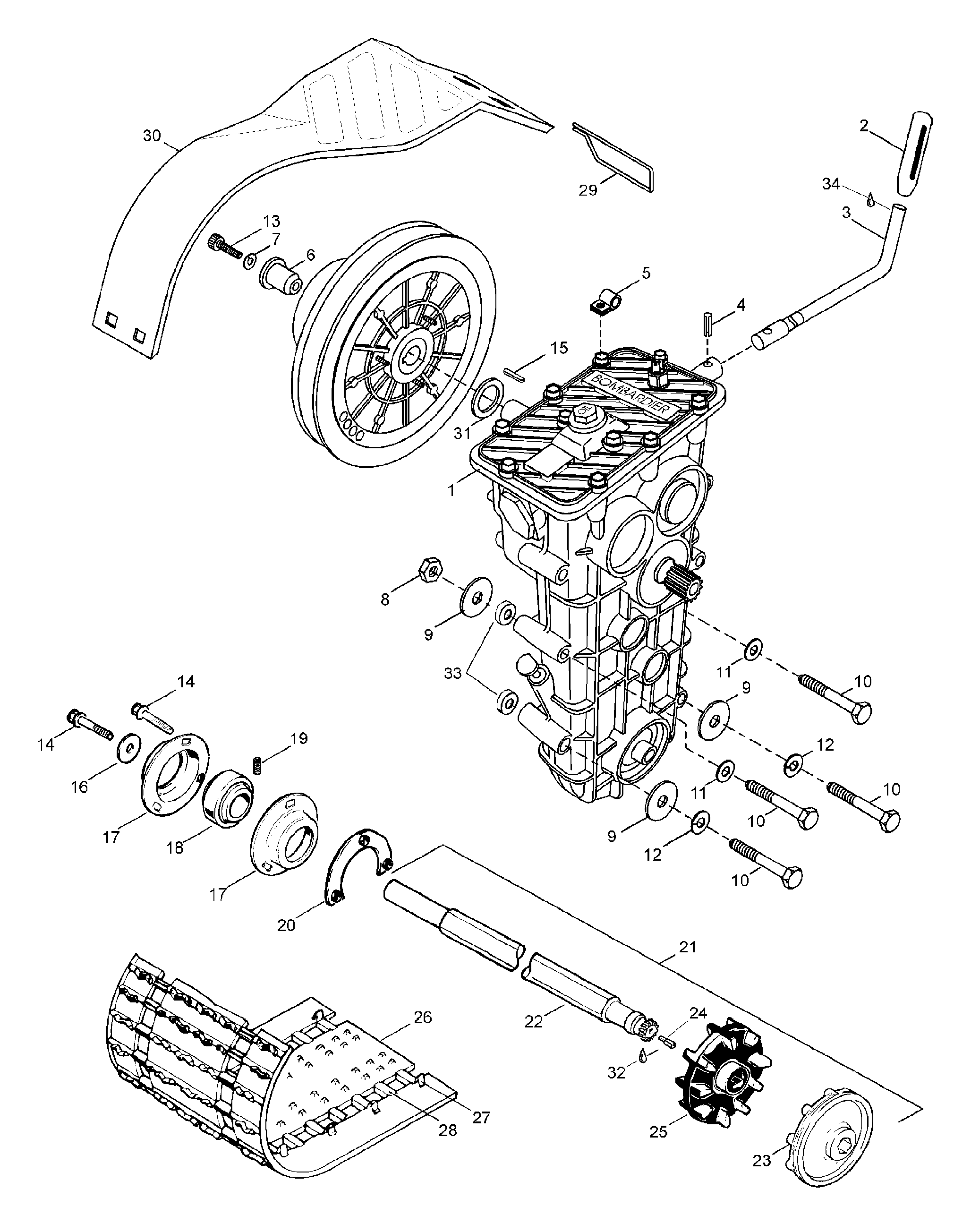 Схема узла: Drive Axle