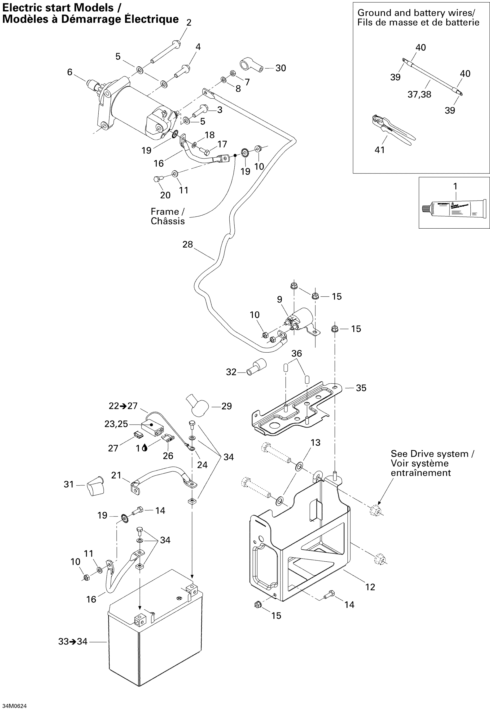 Battery And Starter