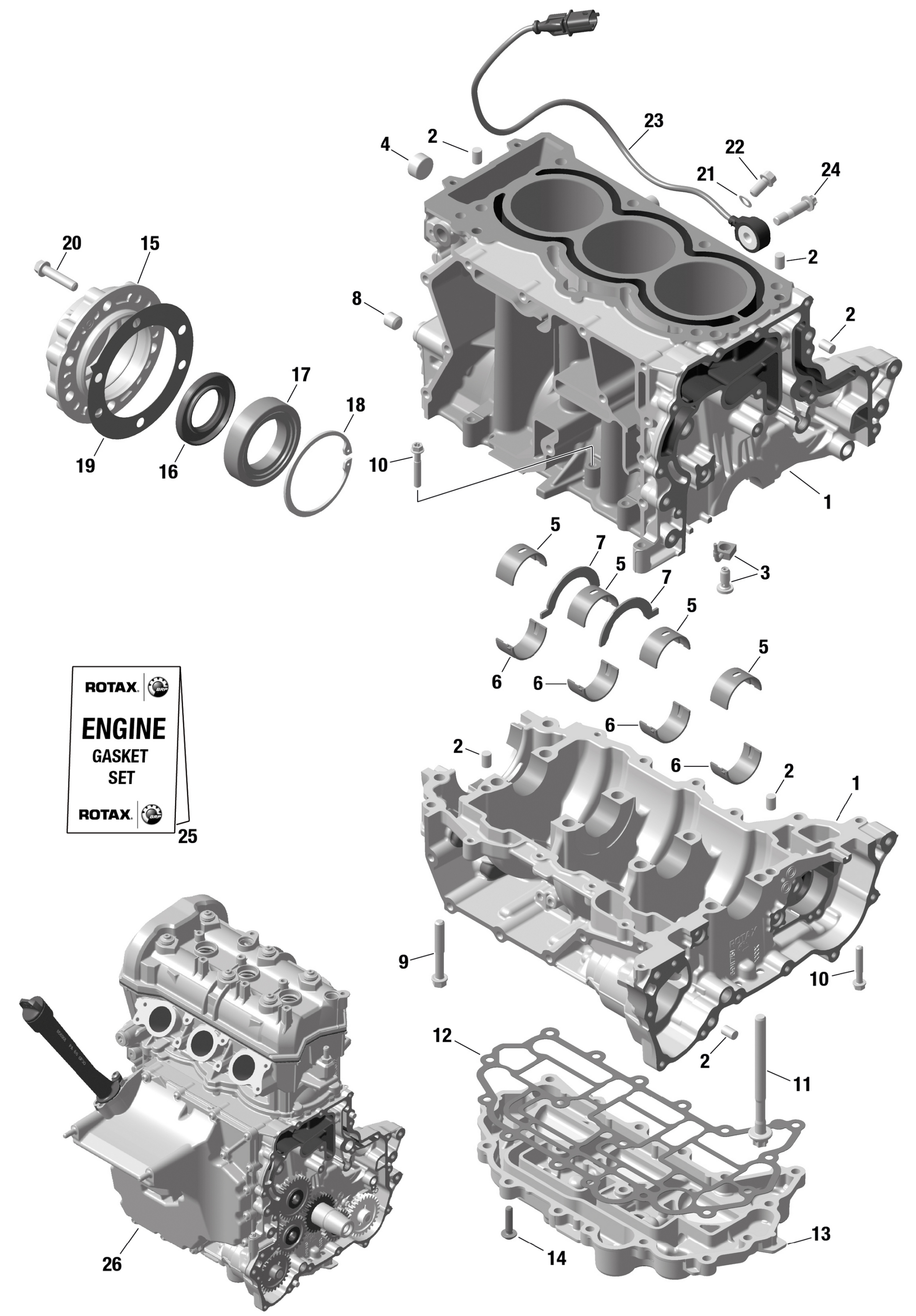 ROTAX - Crankcase