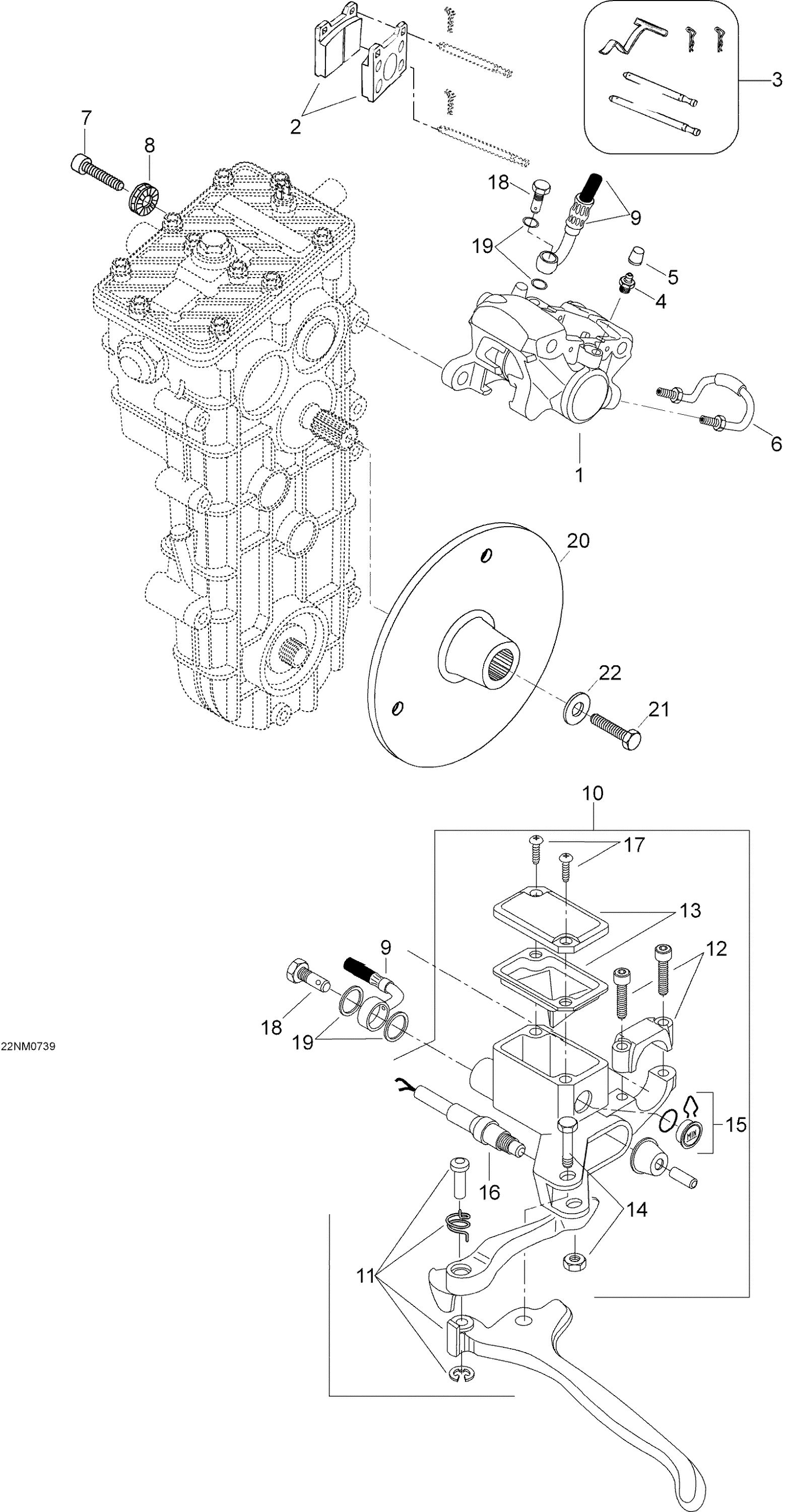 Схема узла: Hydraulic Brake