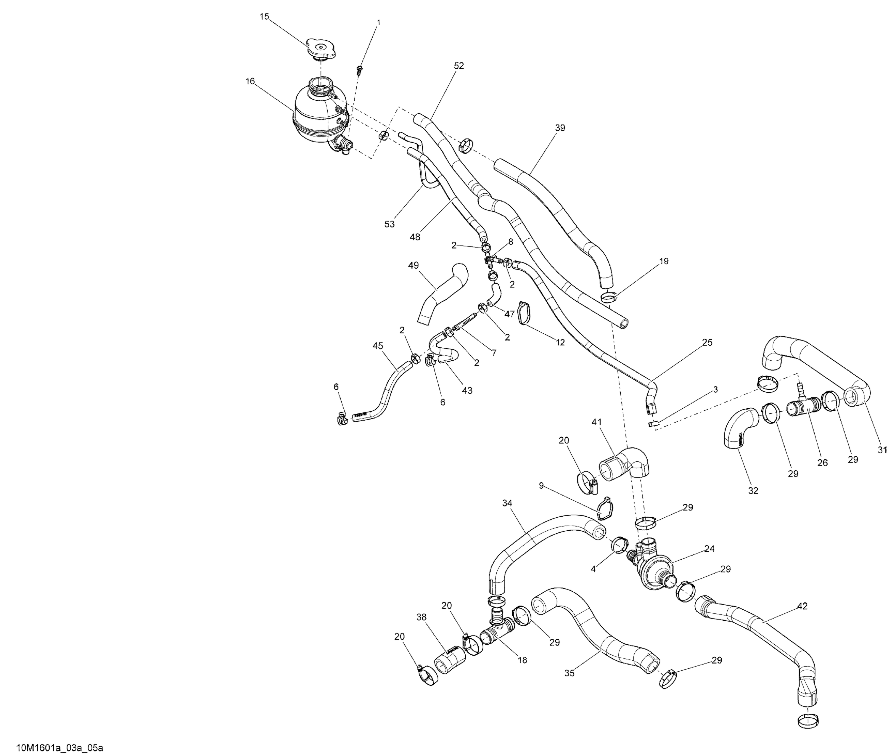 Cooling System - CARB Engine