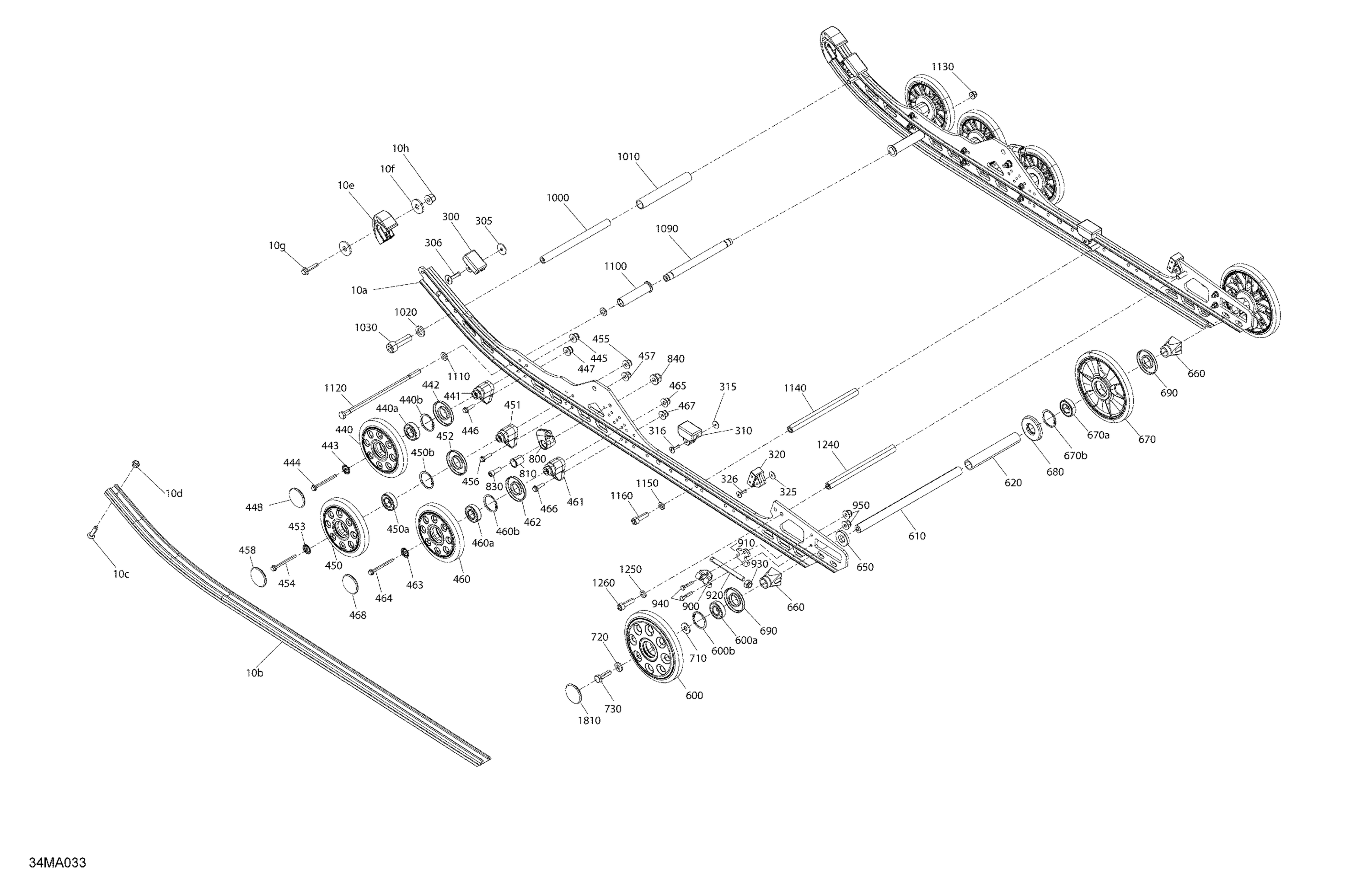 Suspension - Rear - Lower Section  - Enduro