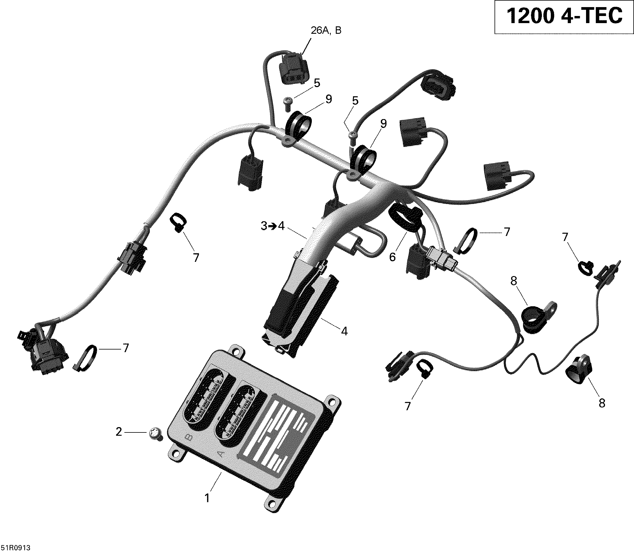 Engine Harness And Electronic Module