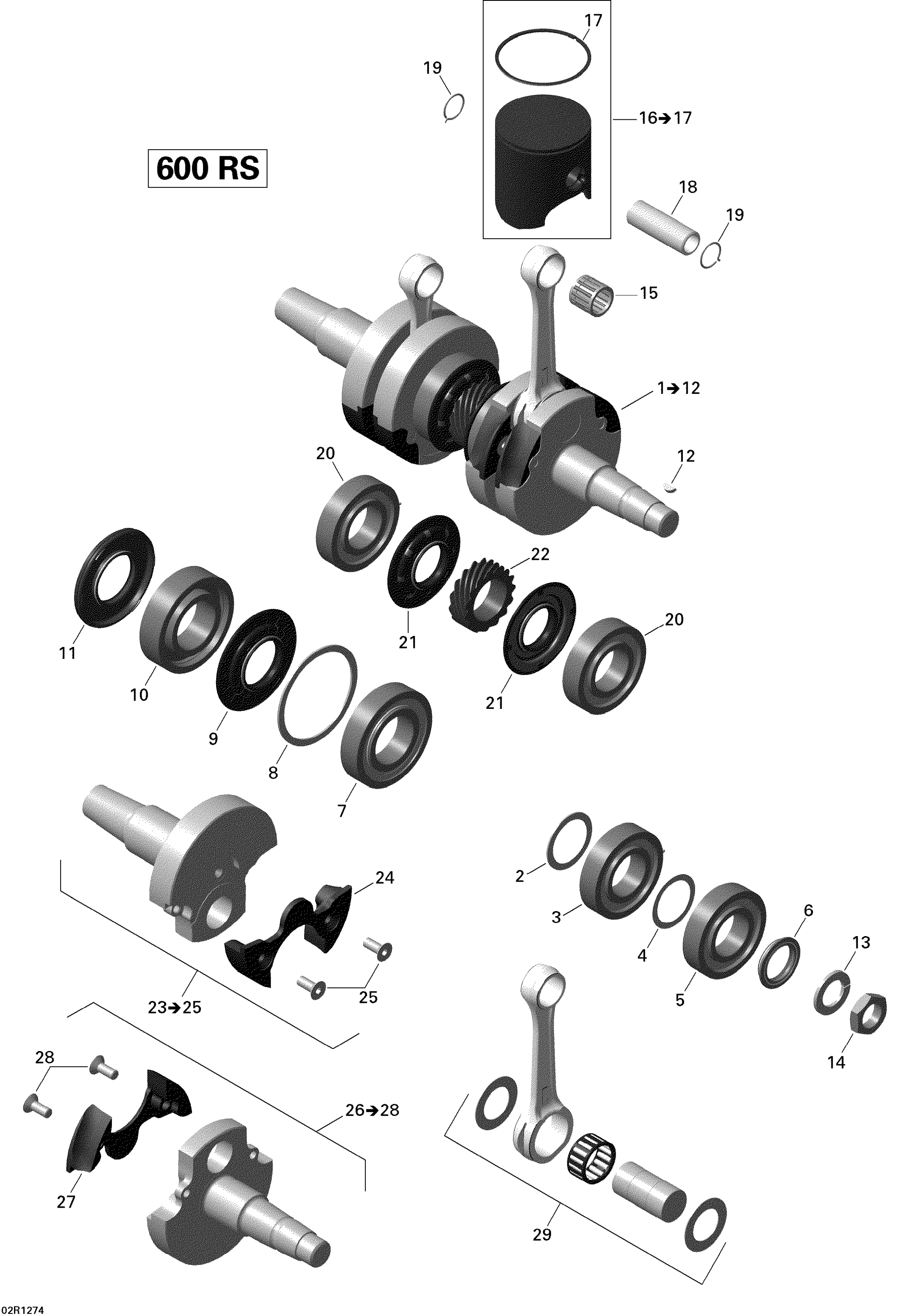 Crankshaft And Pistons