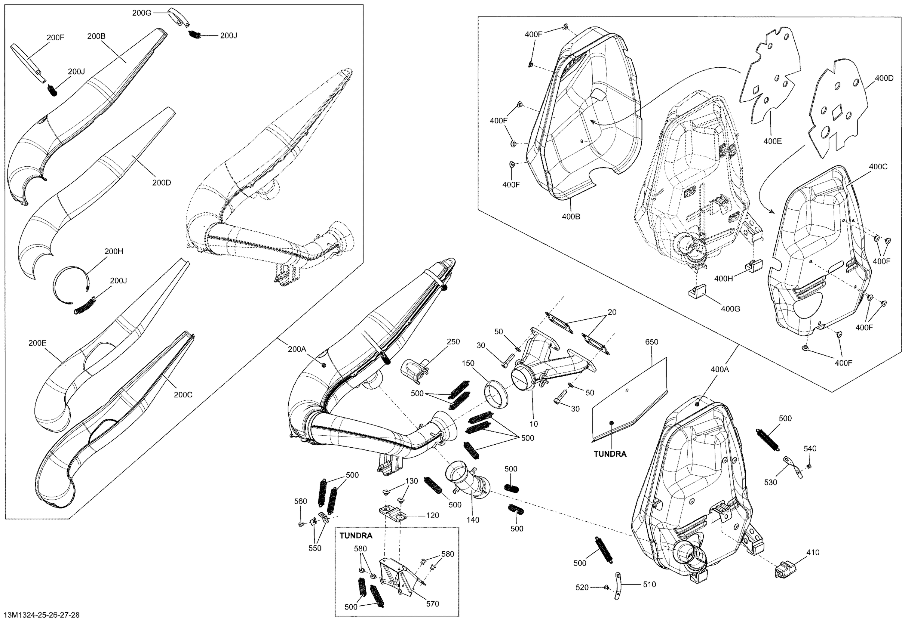 Схема узла: Exhaust System